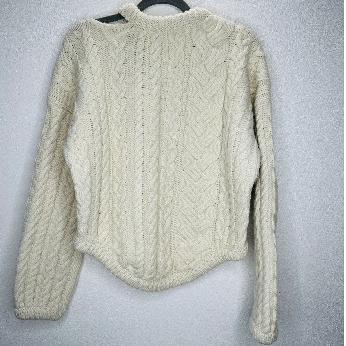 Other Tempest & Bentley Cream Chunky Wool Long Sleeve Sweater M Size M / US 6-8 / IT 42-44 - 7 Thumbnail