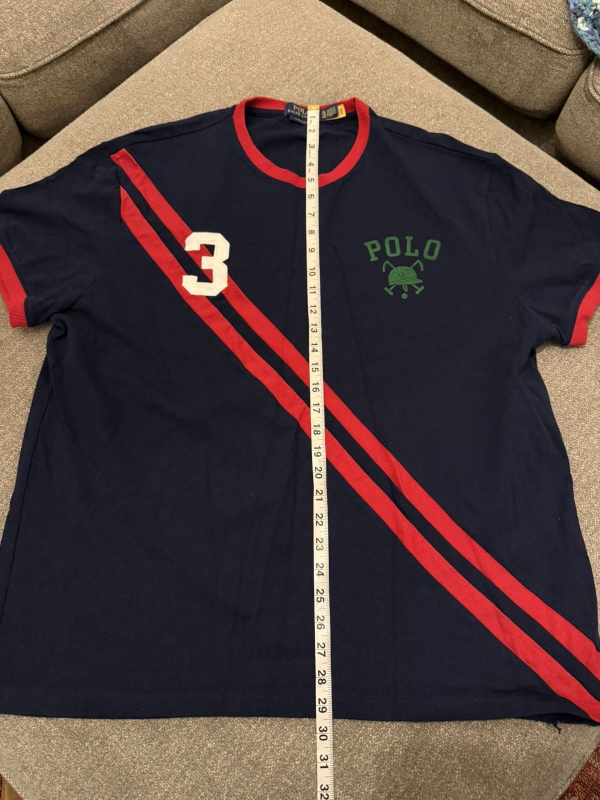 Polo Ralph Lauren Polo Ralph Lauren Short Sleeve T Shirt Size US XL / EU 56 / 4 - 4 Thumbnail