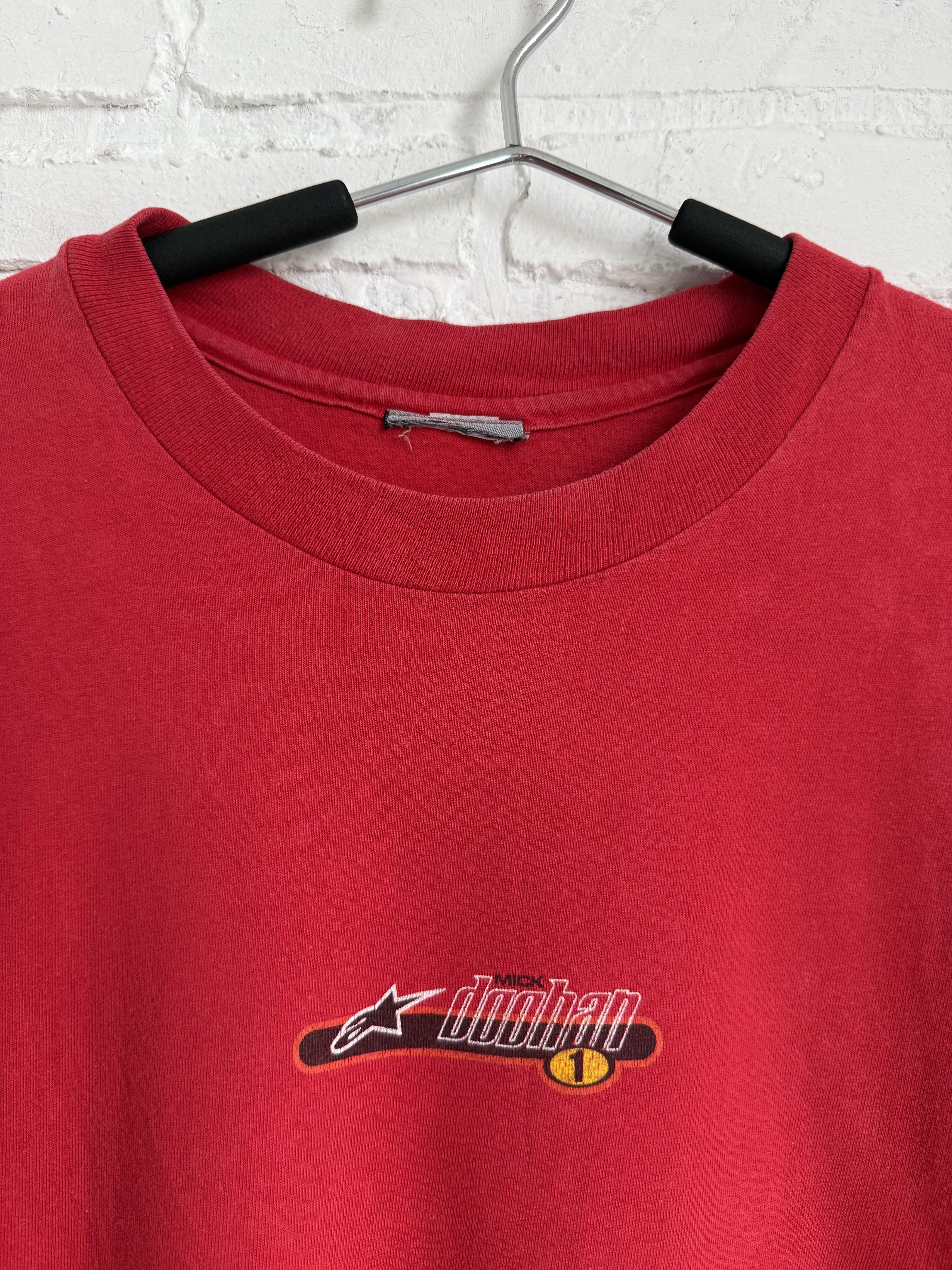 Alpinestars Vintage 90s Alpinestars Mick Doohan F1 motor racing t-shirt Size US L / EU 52-54 / 3 - 3 Thumbnail