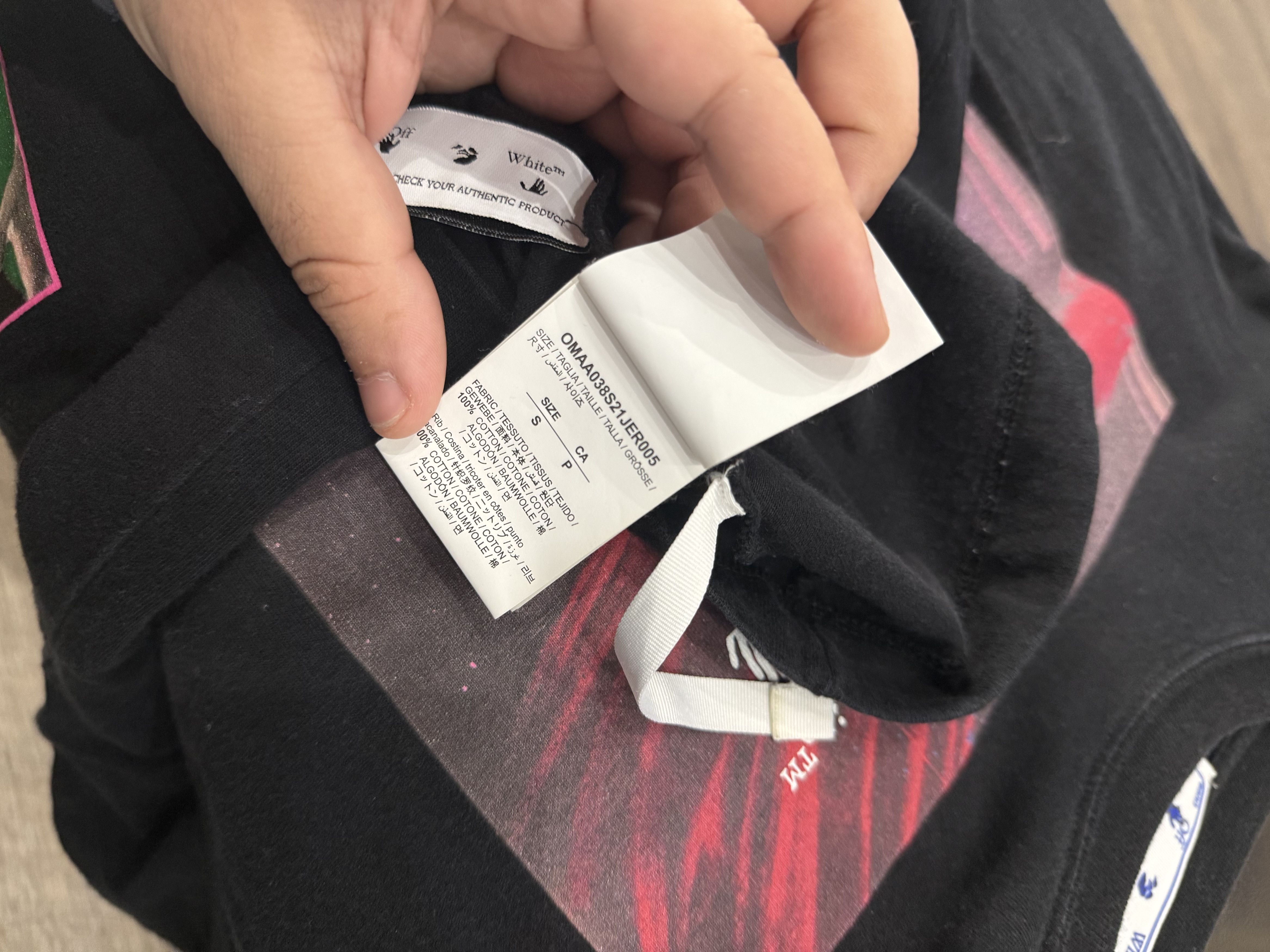 Off-White Off-White Cervaggio Splatter Tee Size US XL / EU 56 / 4 - 8 Thumbnail