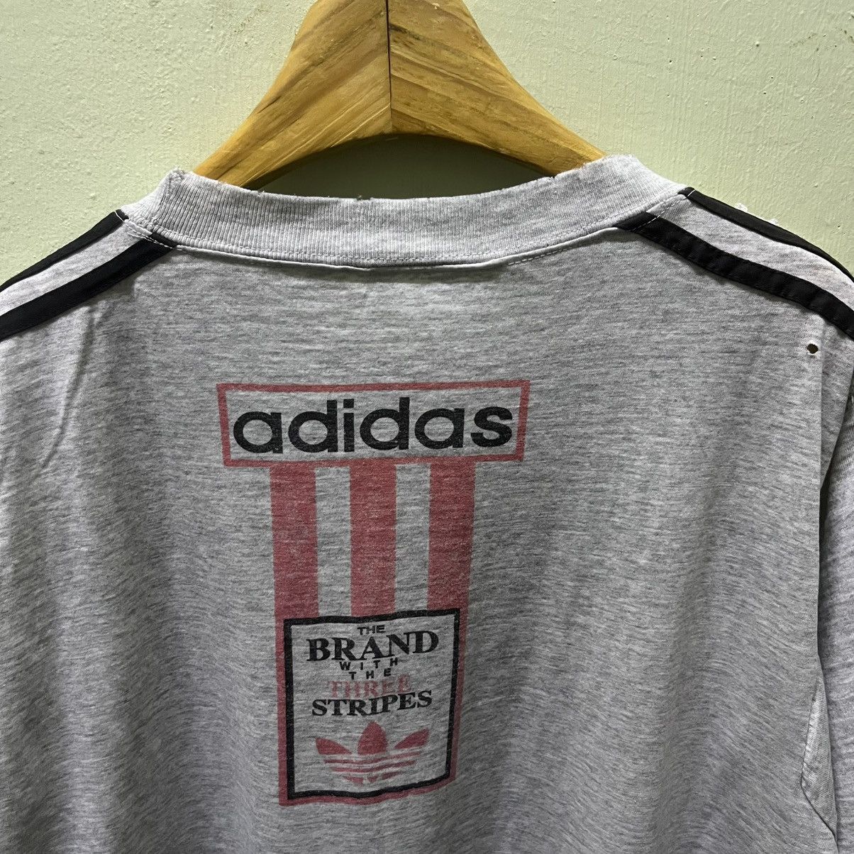 Adidas Distressed Vintage Adidas Tees Size US M / EU 48-50 / 2 - 7 Thumbnail