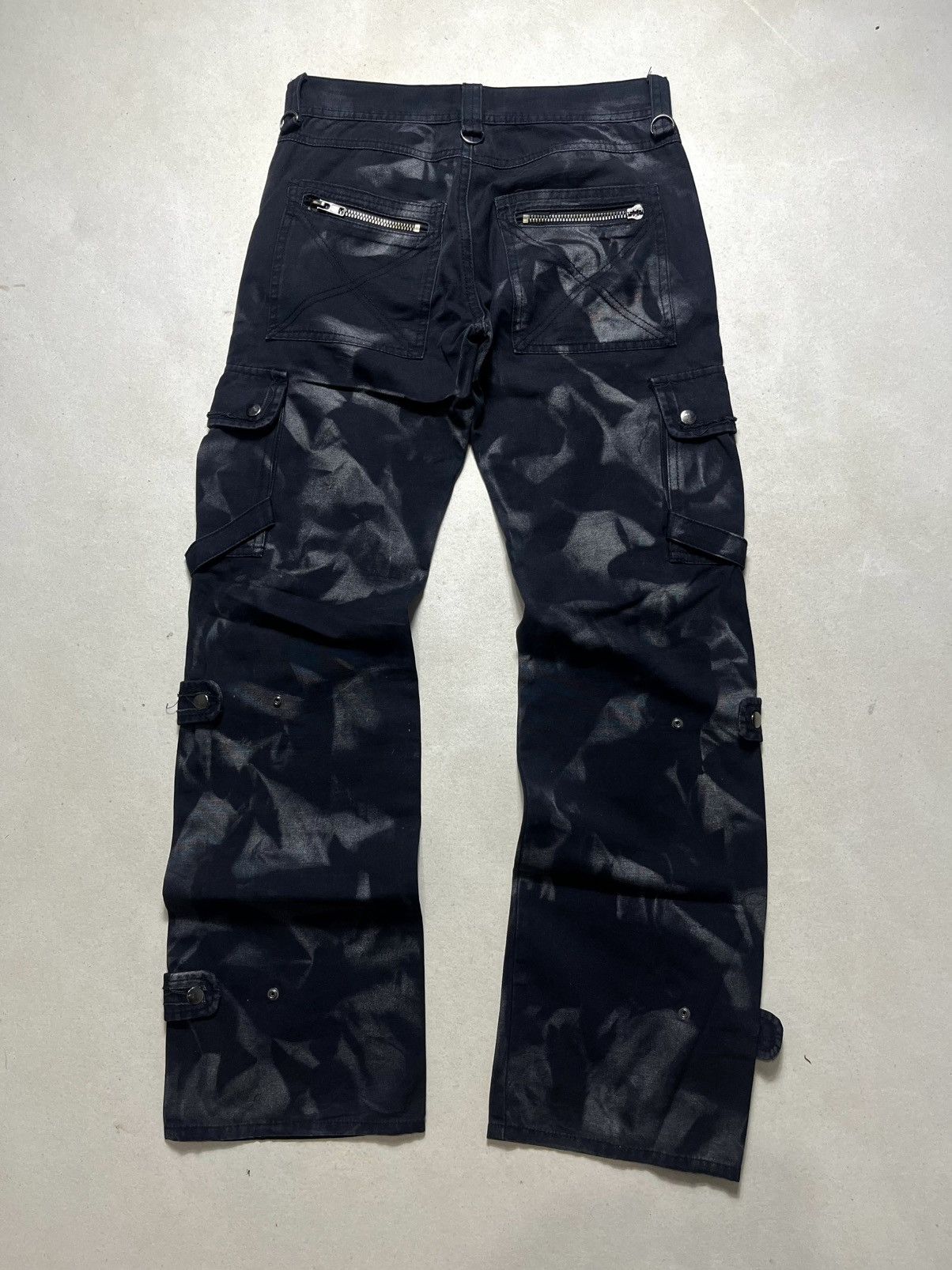 Le Grande Bleu (L.G.B.) 💸ACCEPT BINDING💸 Xrfm bleach bondage denim pant Size US 30 / EU 46 - 5 Thumbnail