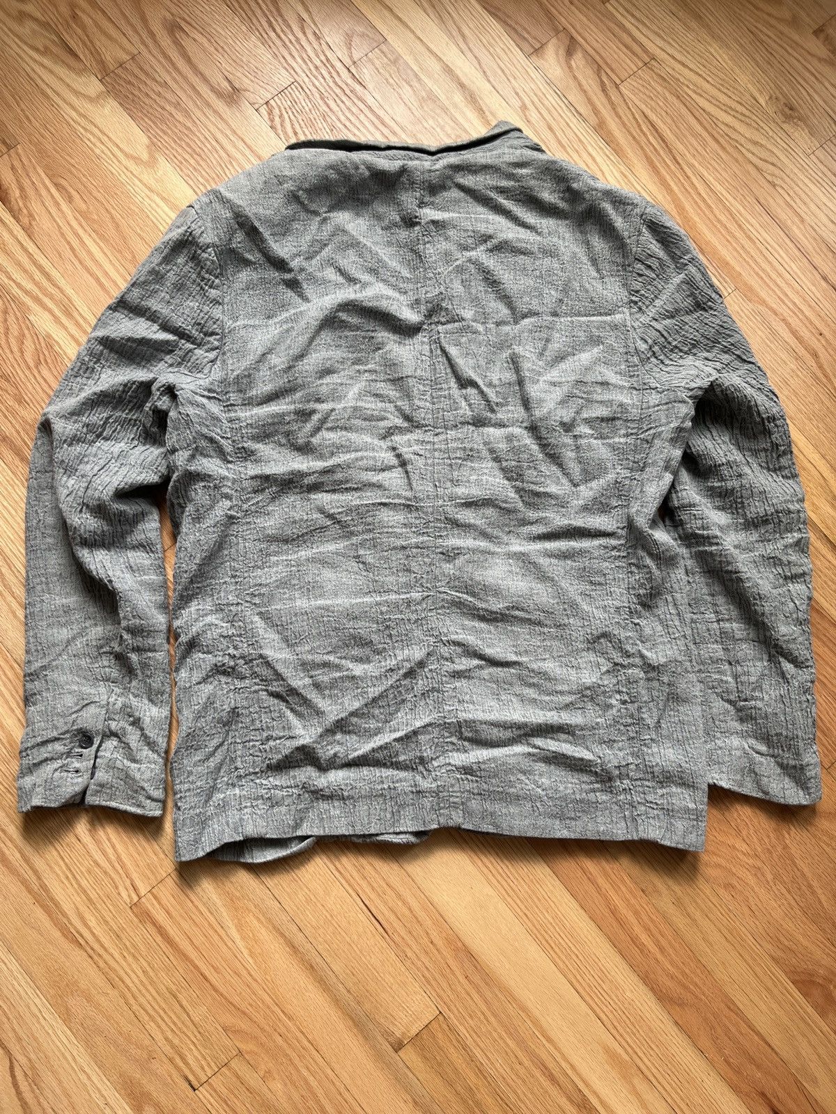 Raf Simons Raf Simons S/S 2006 Linen Blazer Destroyed 1 of 1 size 50 Size 50R - 4 Thumbnail