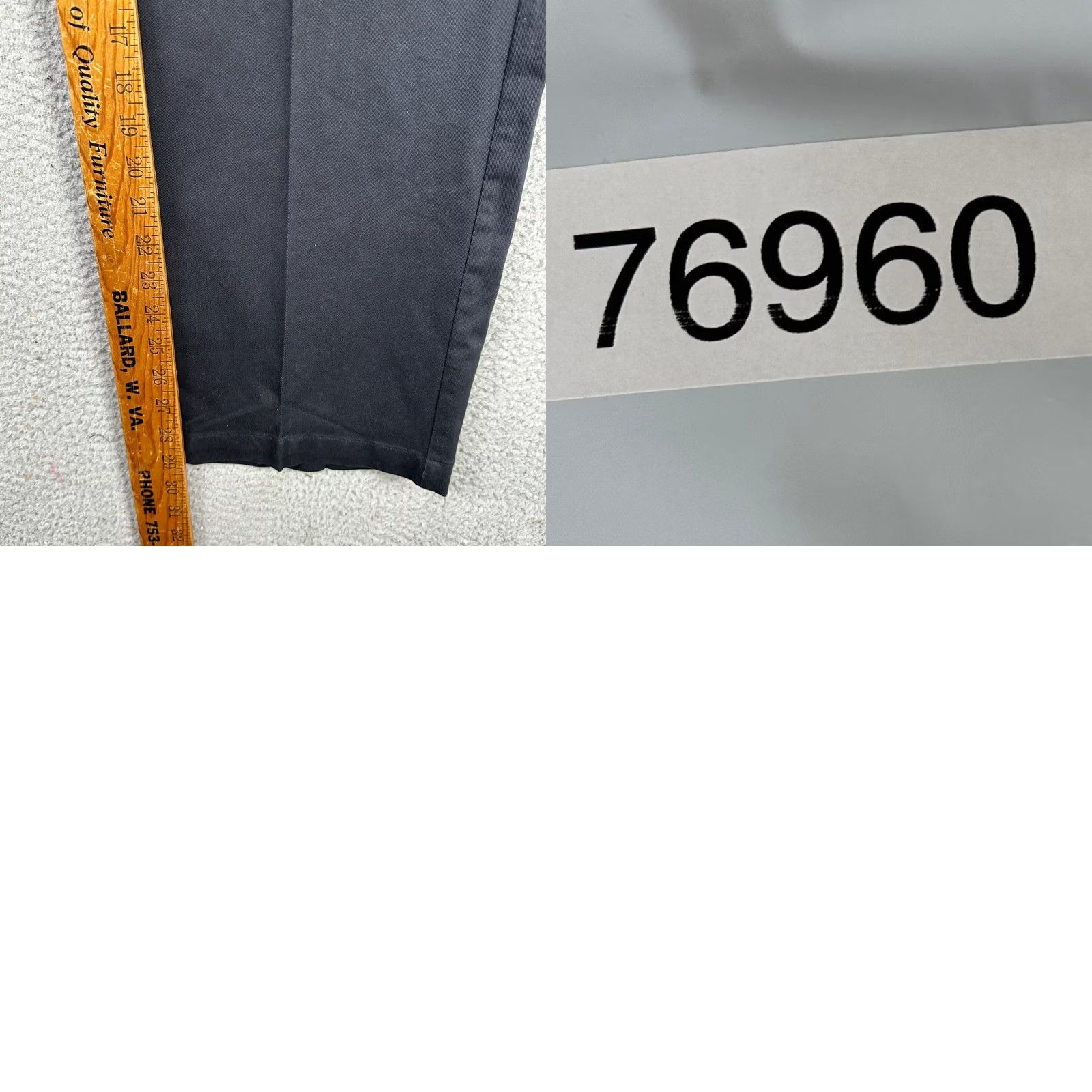 Haggar Haggar Mens Work To Weekend Pro Trouser Pants 40X29 Black Stretch Uniform Workwear NEW Size US 40 / EU 56 - 8 Thumbnail