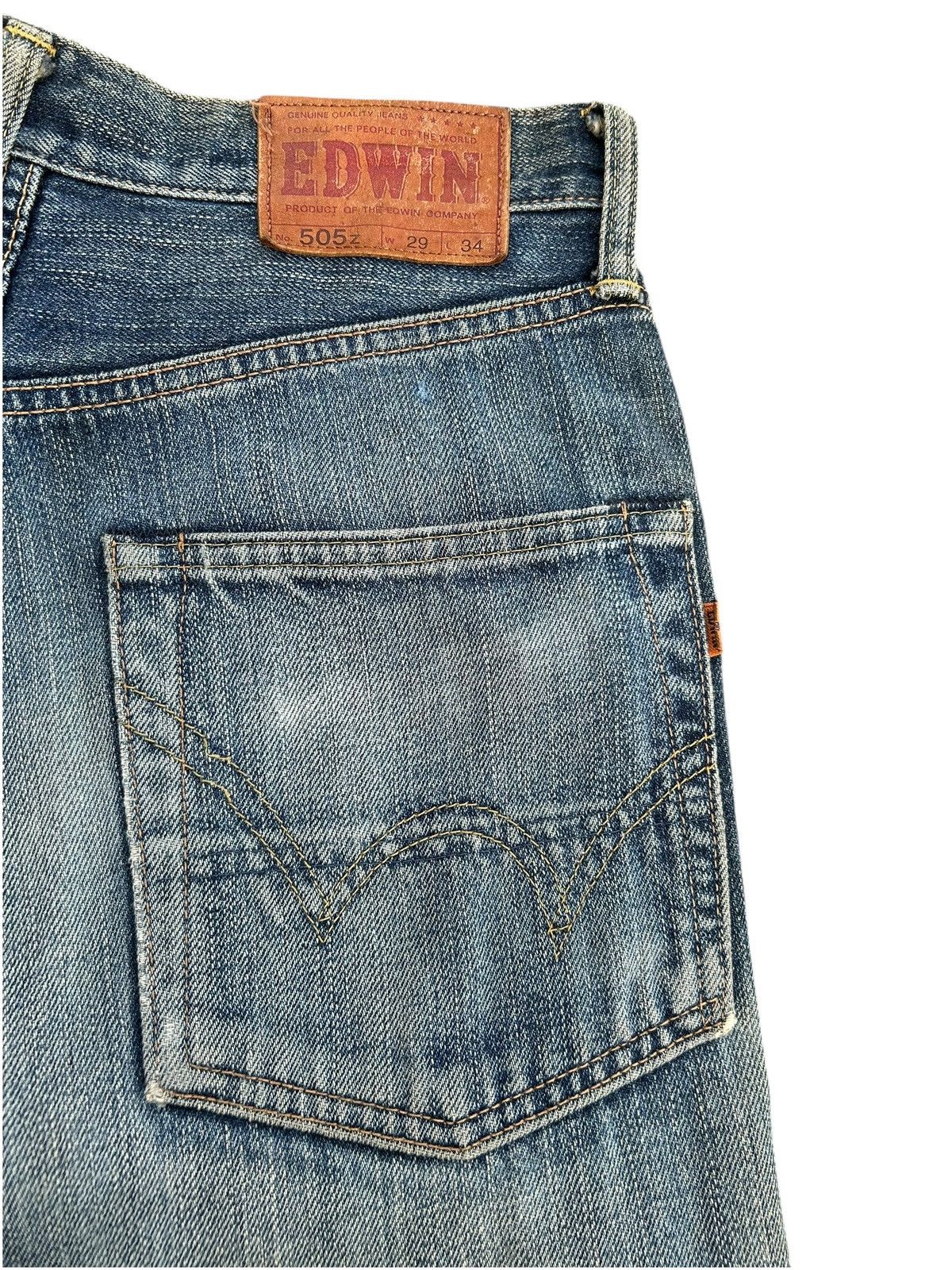 Kapital Vintage Edwin 505Z Selvedge Rusty Repair Alter Denim Jeans Size US 29 - 14 Thumbnail