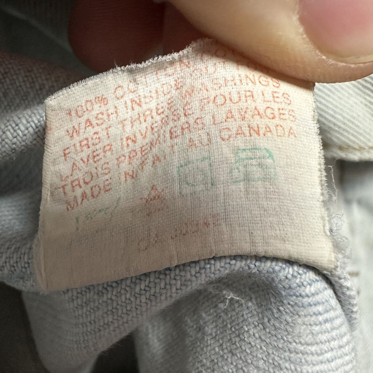 Levi's Levis 80-90s Denim Vintage Jacket Rare Made in Canada Size US S / EU 44-46 / 1 - 8 Thumbnail