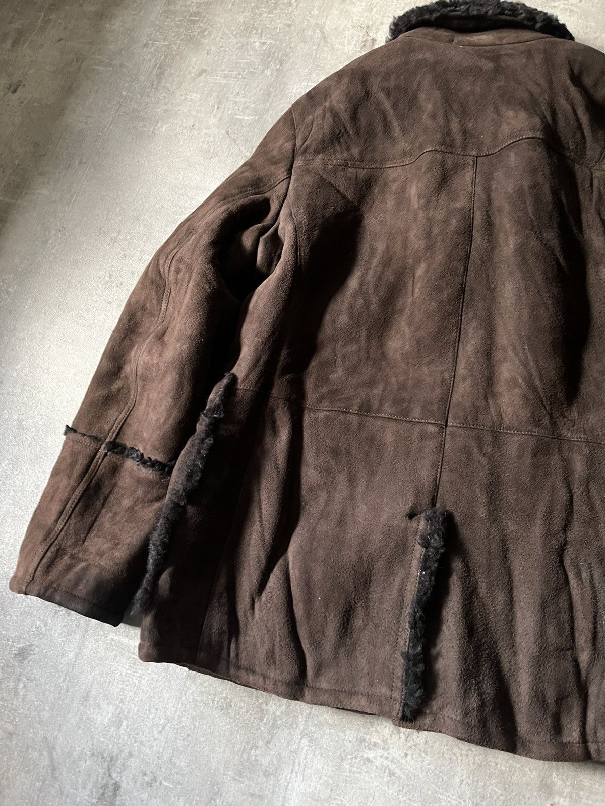 Prada Prada sheep skin shearling brown leather coat Size US L / EU 52-54 / 3 - 12 Thumbnail