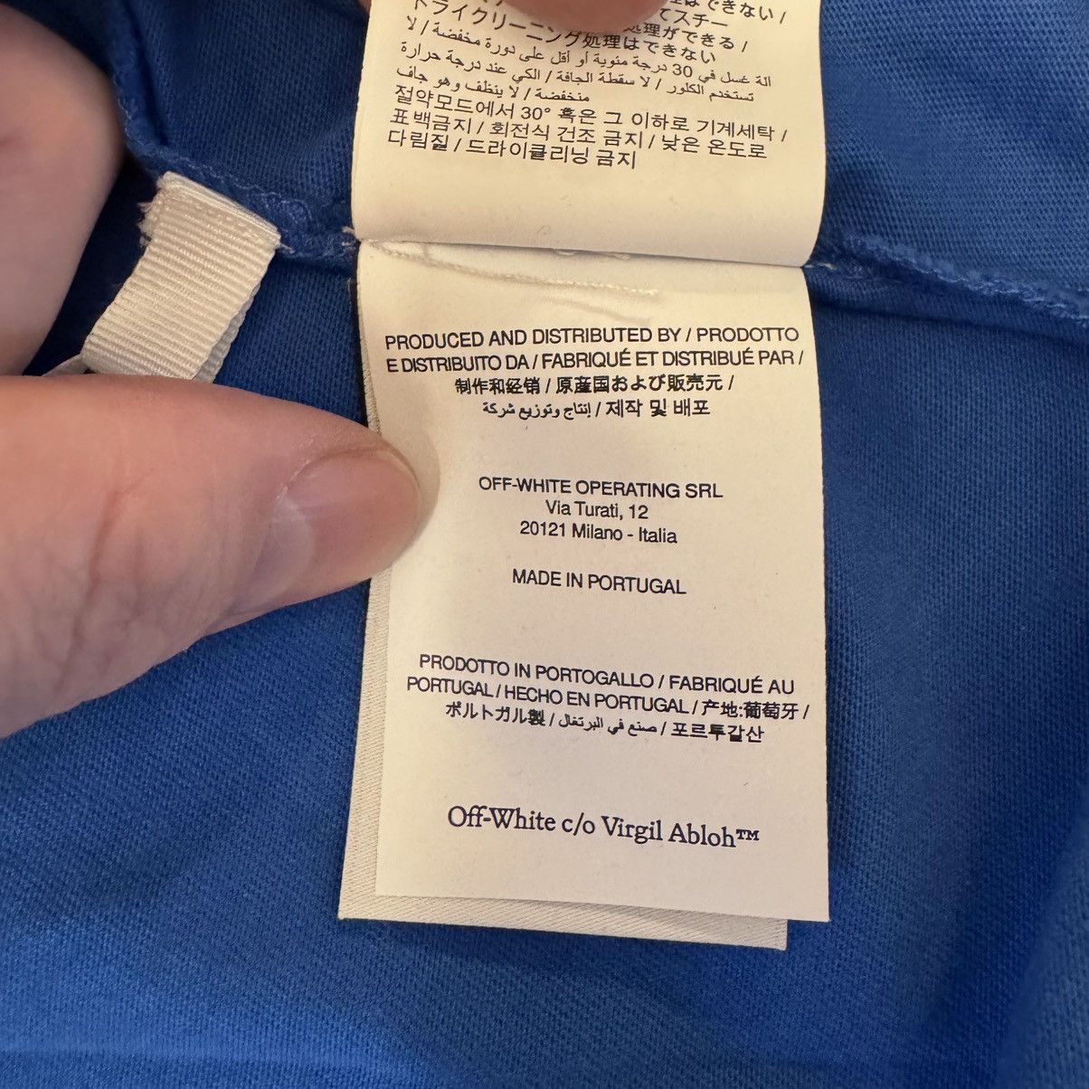 Off-White OFF-WHITE c/o Virgil Abloh Bandana Embroidered Arrow Tee Size US XL / EU 56 / 4 - 15 Thumbnail