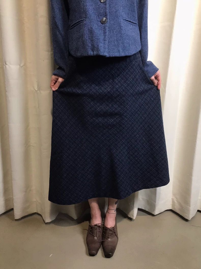 Kenzo Kenzo Vintage Showa woolen floral embroidered check set Size XS / US 0-2 / IT 36-38 - 5 Thumbnail