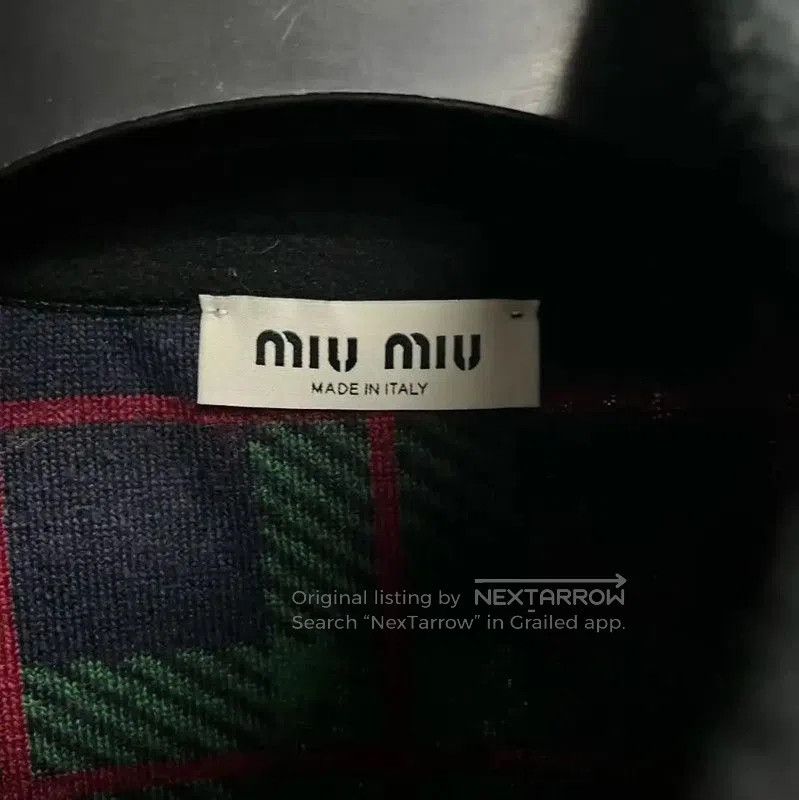 Miu Miu Miu Miu Green Cotton Women's Cardigan . Size S / US 4 / IT 40 - 3 Thumbnail