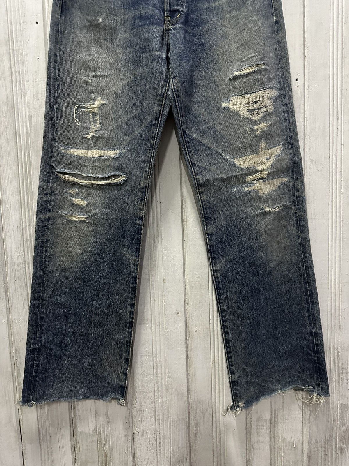 Levi's W30 L31 🔥90’s Vintage LEVI’S 503B Jeans Selvedge Distressed Size US 30 / EU 46 - 7 Thumbnail