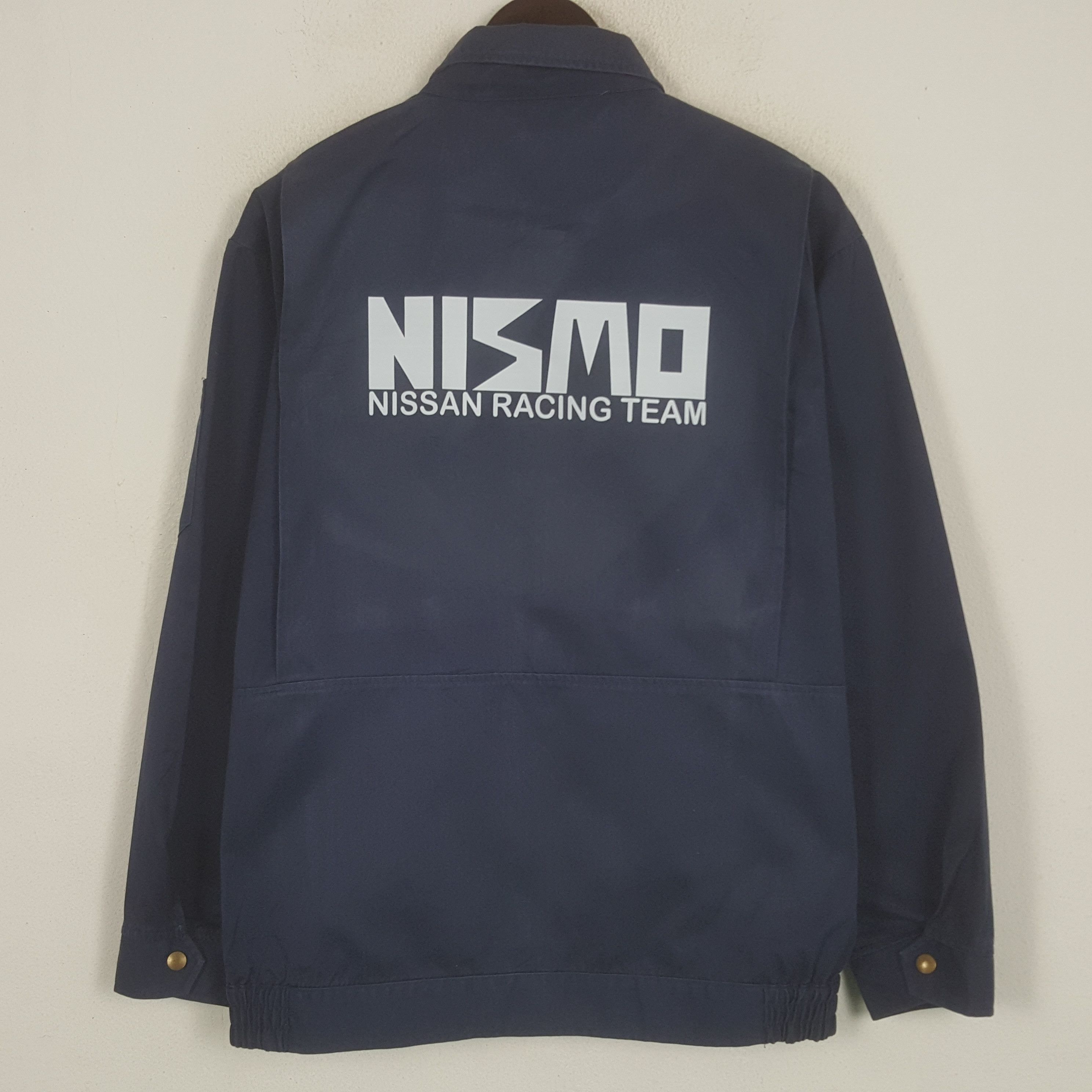Vintage Nismo Nissan Racing Team Custom Art Zipper Jacket