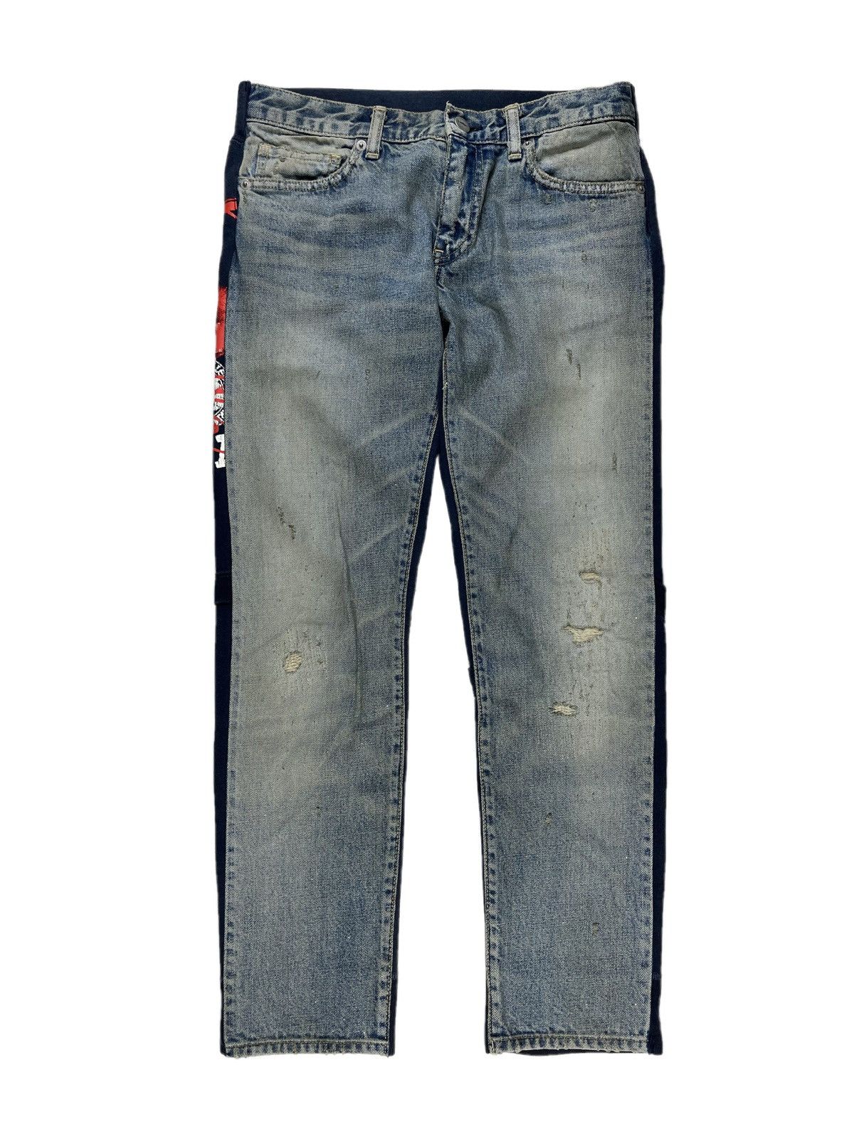Undercover SS11 Undercover Underman Hybrid Sweatpant Denim Jeans Size US 28 / EU 44 - 3 Thumbnail