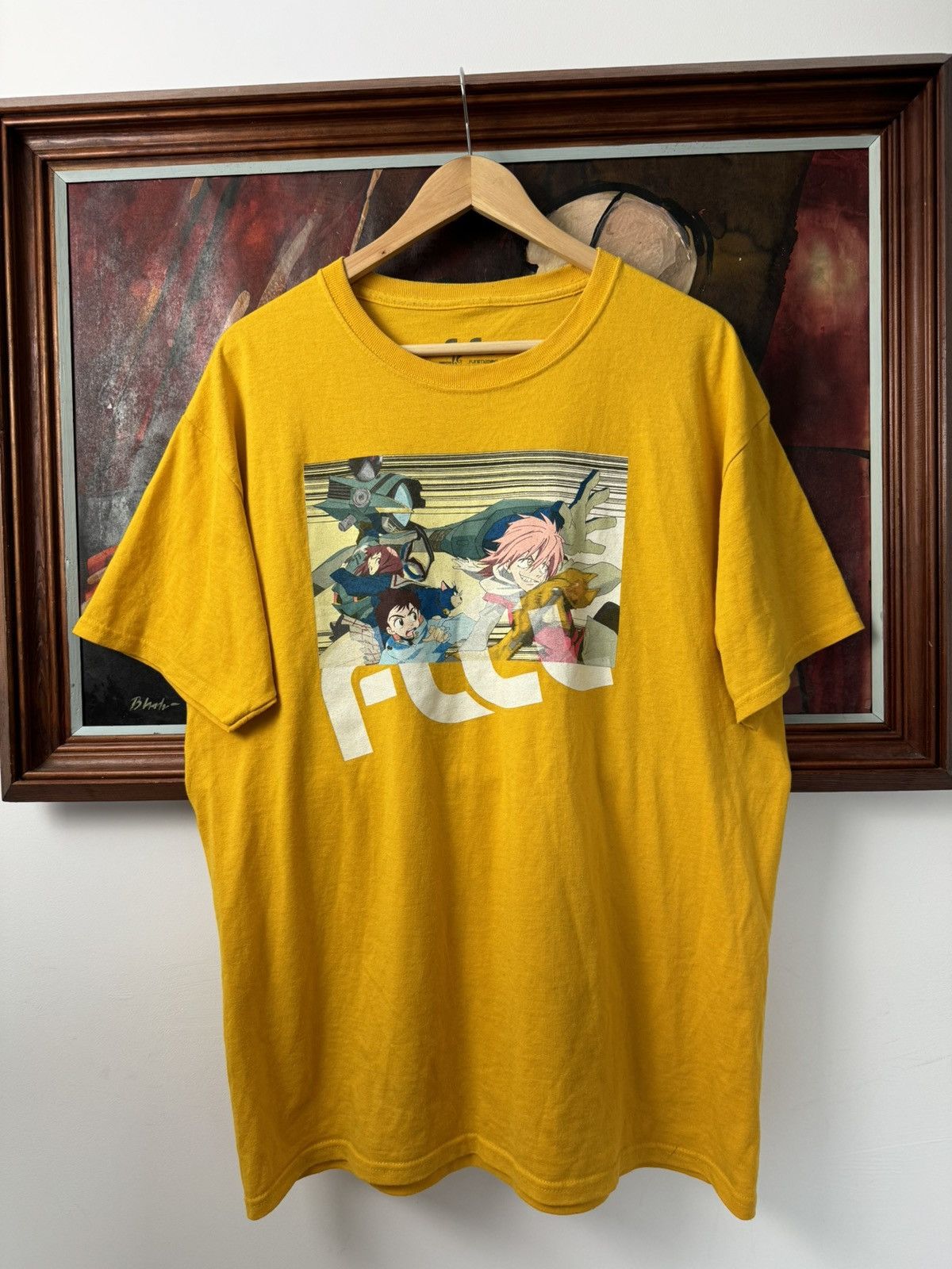 Anime Rare Japanese Anime Fooly Cooly FLCL Promo Tee Manga Series Size US L / EU 52-54 / 3 - 1 Thumbnail