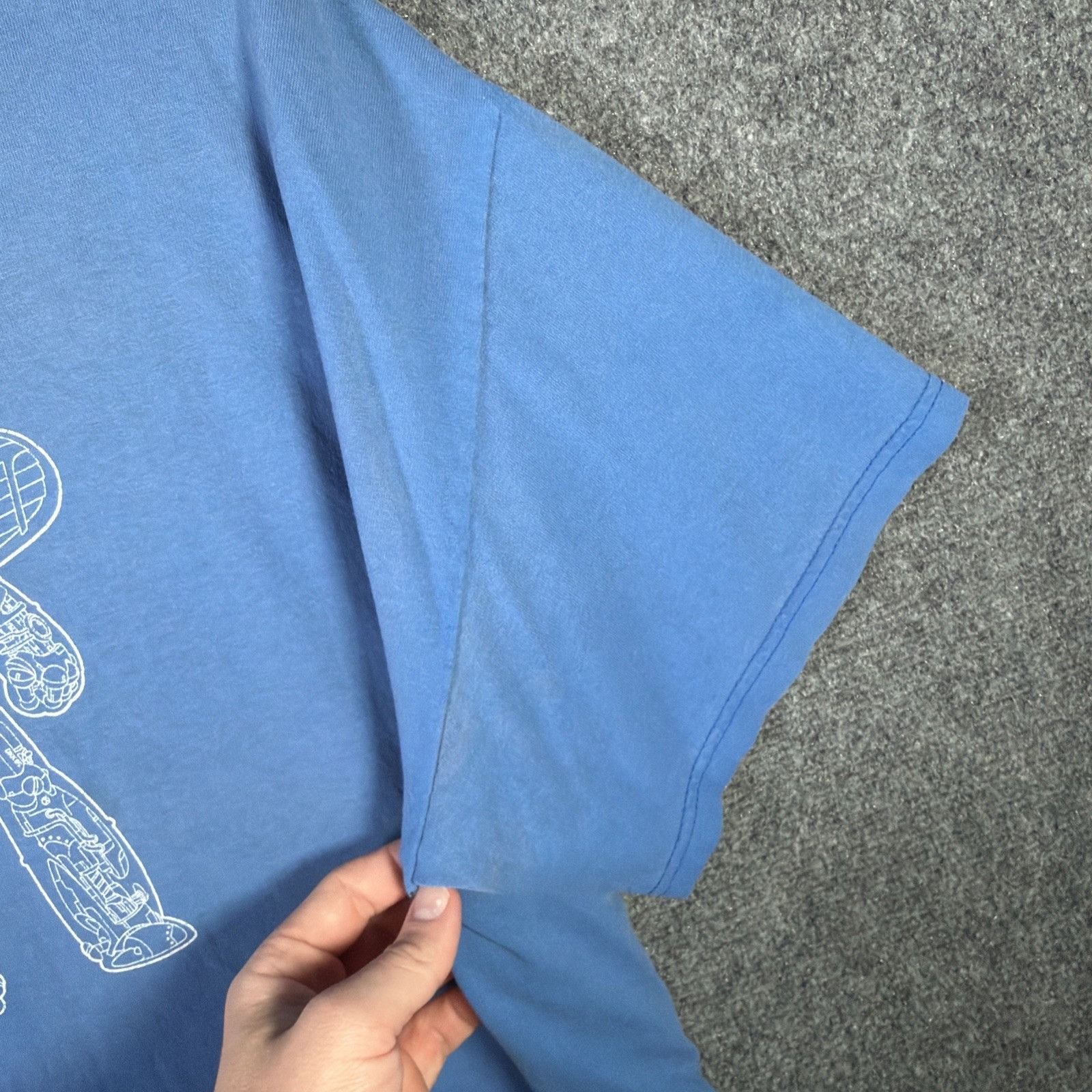 Band Tees Vintage Weezer Shirt Mens XL Blue 90s Band Tee Music Rock Size US XL / EU 56 / 4 - 7 Thumbnail