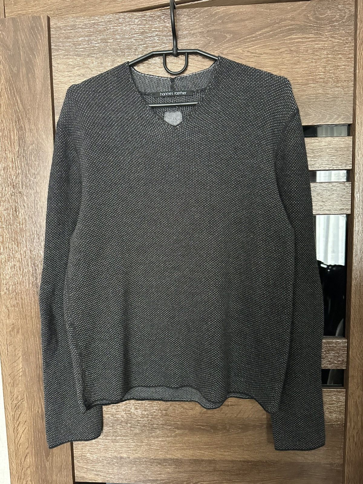 hannes roether Hannes Roether Wool Sweatshirt Crewneck Size US L / EU 52-54 / 3 - 1 Thumbnail