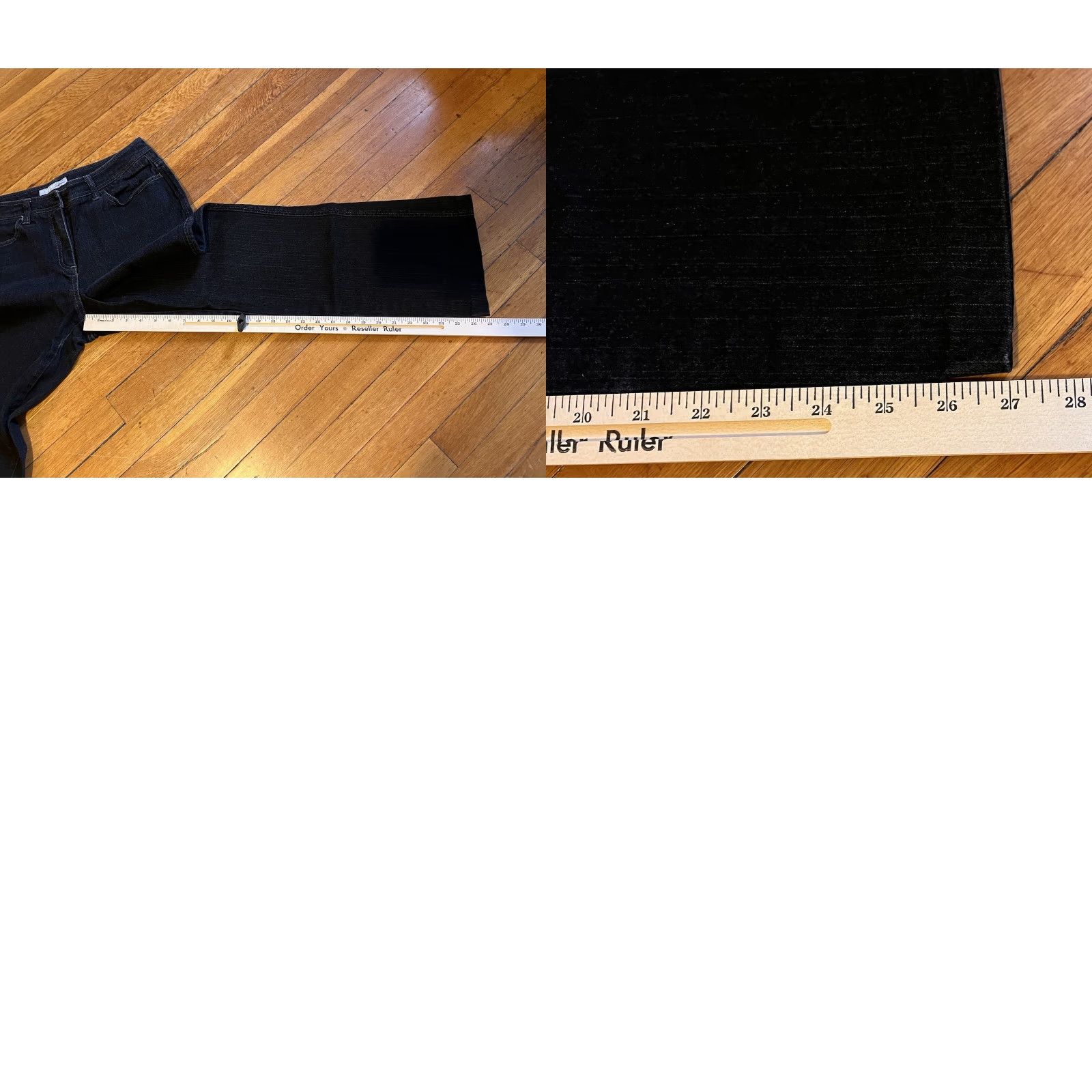 Vintage Chico's Platinum Jeans Women's 1.5 Regular Black Denim 27 Inseam 30" Waist 27" 5-Pocket Stretch Size 26" / US 2 / IT 38 - 9 Thumbnail