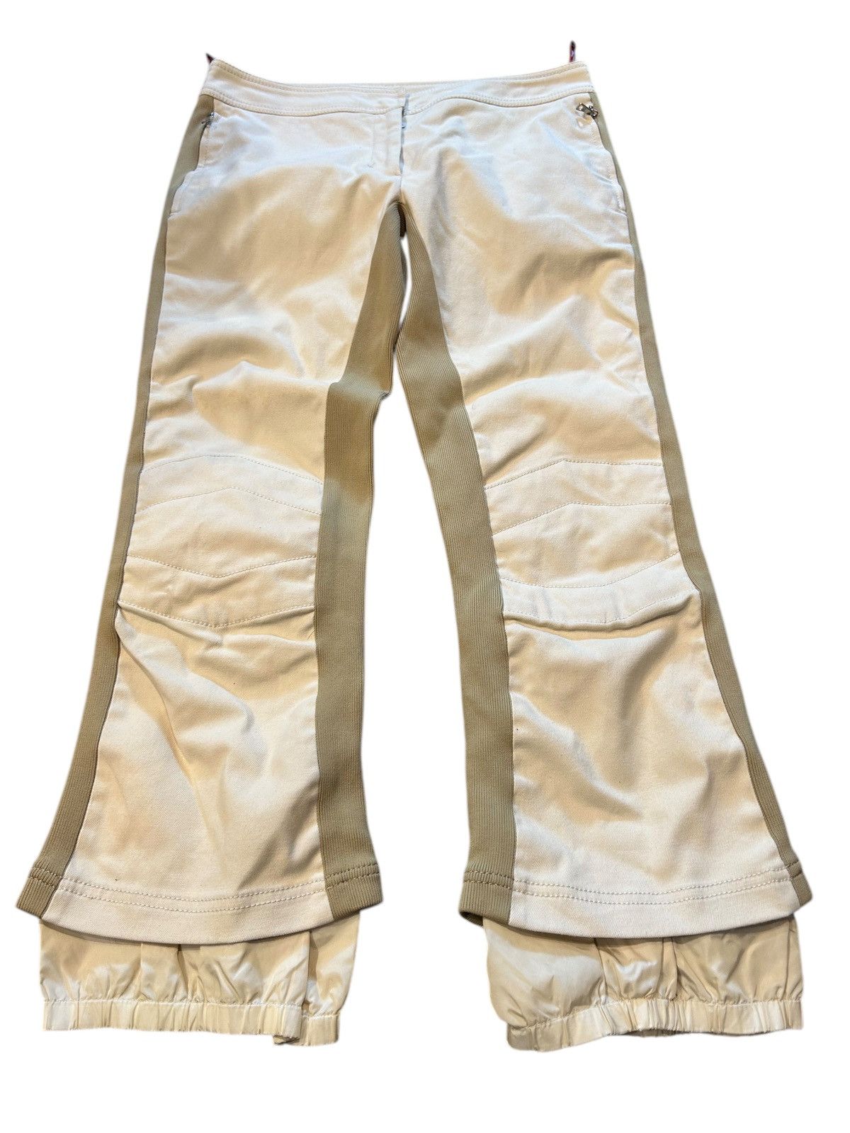 Prada Prada ski pants vintage Y2K designer wide leg red tab Size 28" / US 6 / IT 42 - 1 Thumbnail