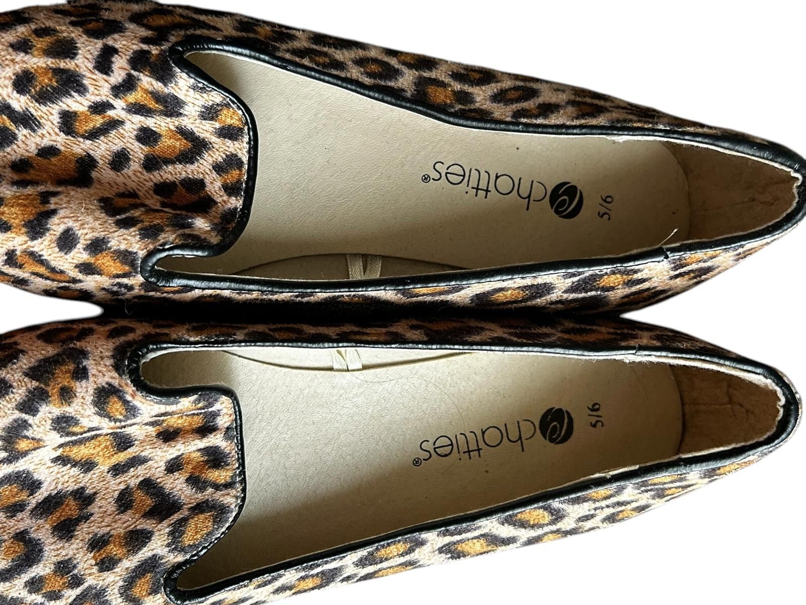 Designer Stylish Leopard Print Slip-On Flats Size US 5.5 / IT 35.5 - 2 Thumbnail