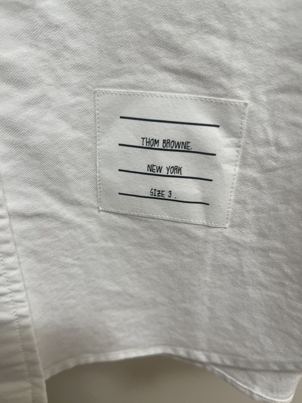 Thom Browne Thom Browne Classic Cotton Oxford Shirt Sz 3(Large) Size US L / EU 52-54 / 3 - 5 Thumbnail