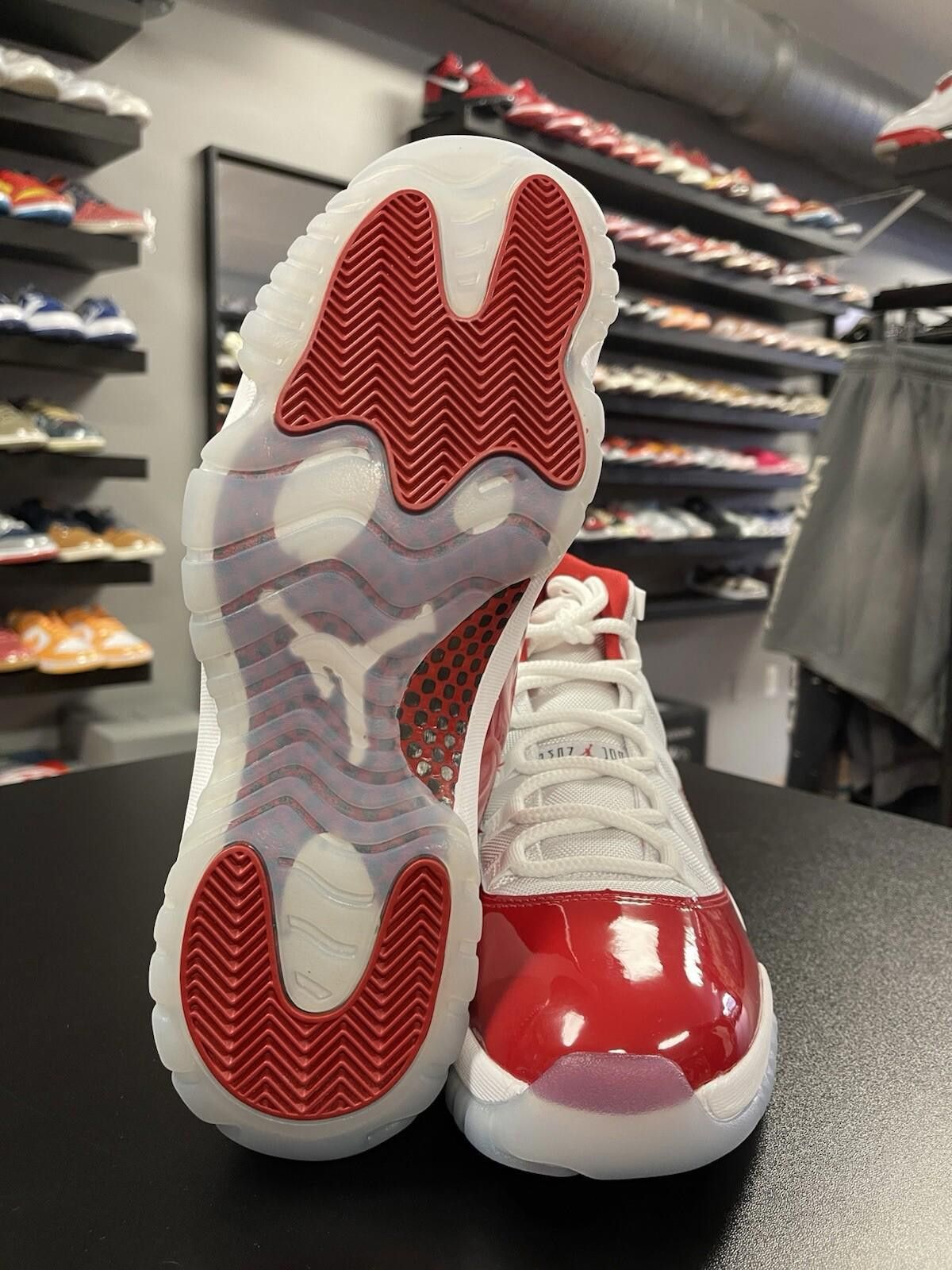 Jordan Brand Size 12 - Air Jordan 11 Cherry Retro Varsity Red White Size US 12 / EU 45 - 8 Thumbnail