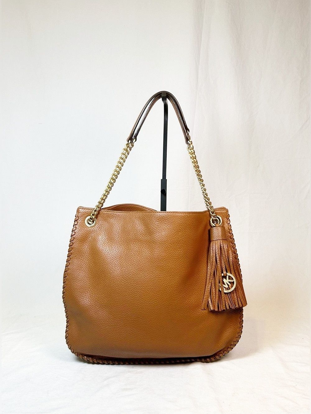 Michael Kors Michael Kors Acorn Brown Leather Whipped Chelsea Tote Bag Size ONE SIZE - 1 Thumbnail