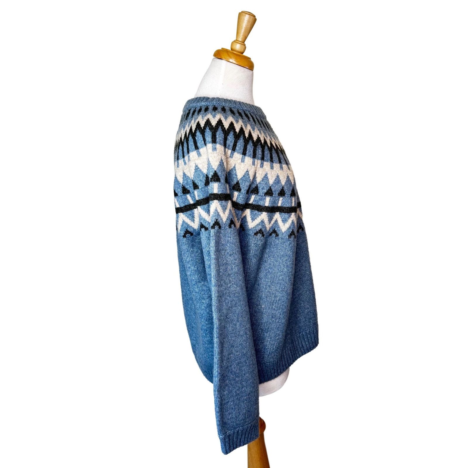 Other HANNA ANDERSSON Holiday Fair Isle Sweater Blue Size Large Size L / US 10 / IT 46 - 2 Thumbnail