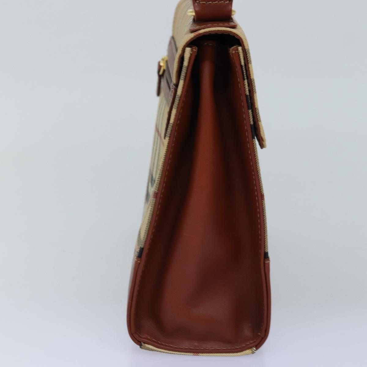 Burberry Burberry Nova Check Hand Bag Pvc Beige Size ONE SIZE - 3 Thumbnail