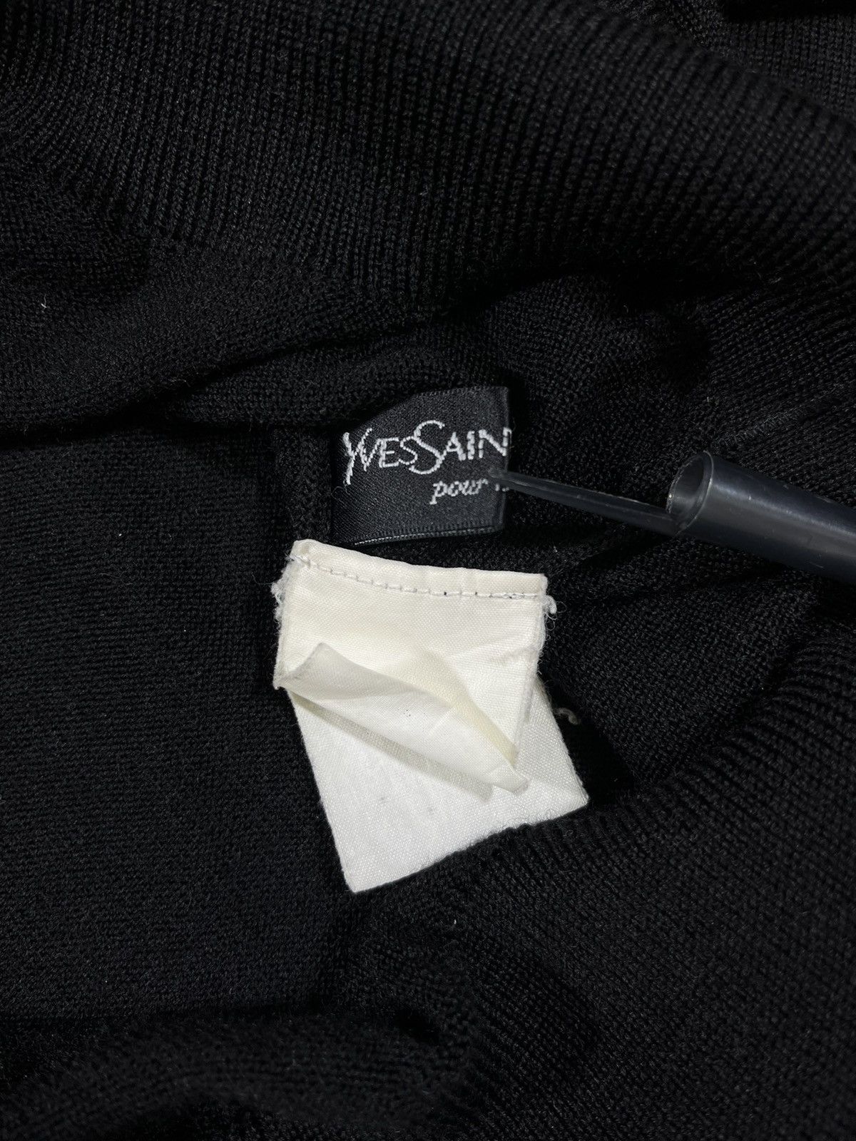 Yves Saint Laurent Yves Saint Laurent Pour Homme High Neck Knit Sweater Size US L / EU 52-54 / 3 - 6 Thumbnail