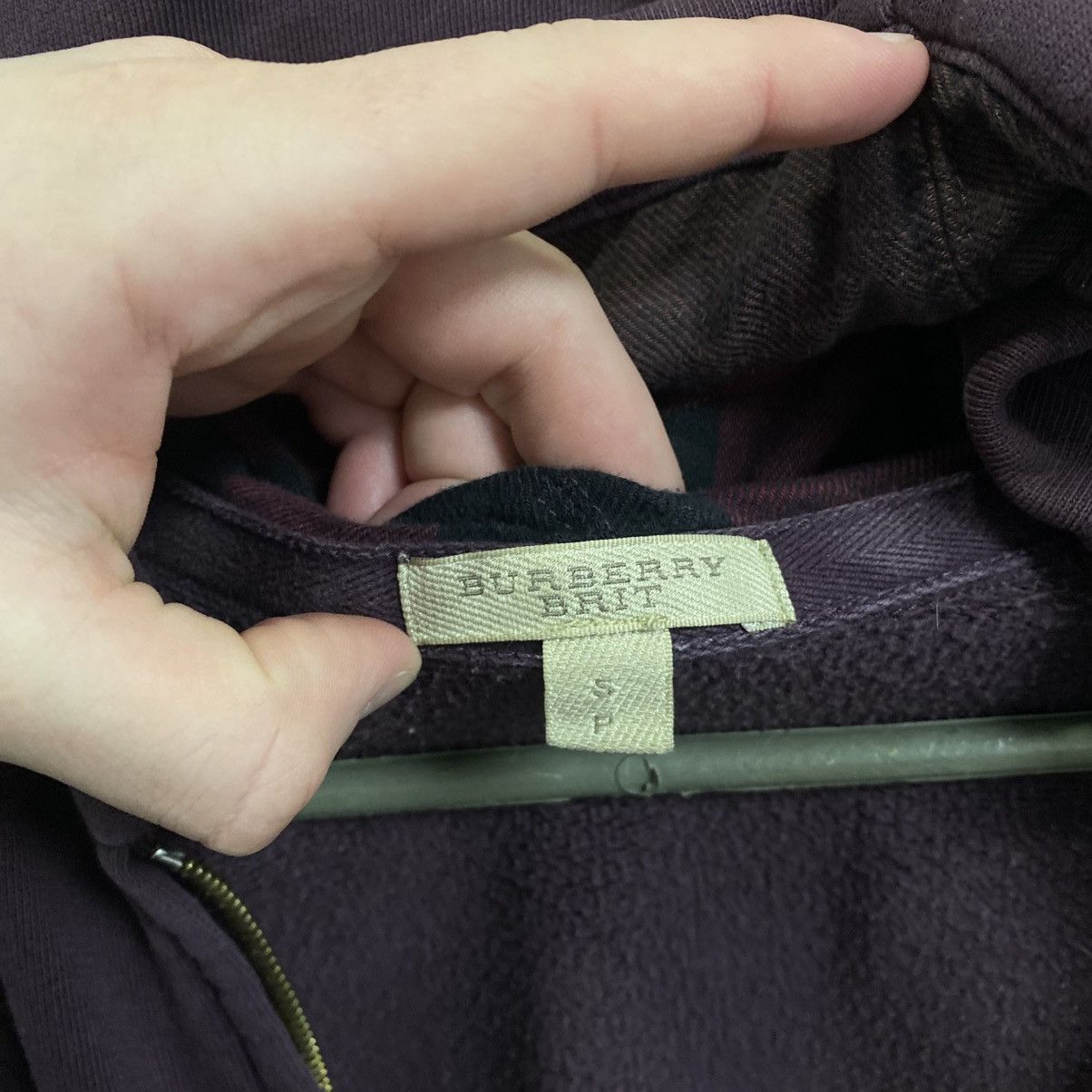 Burberry Burberry Zip Hoodie Size US S / EU 44-46 / 1 - 10 Thumbnail