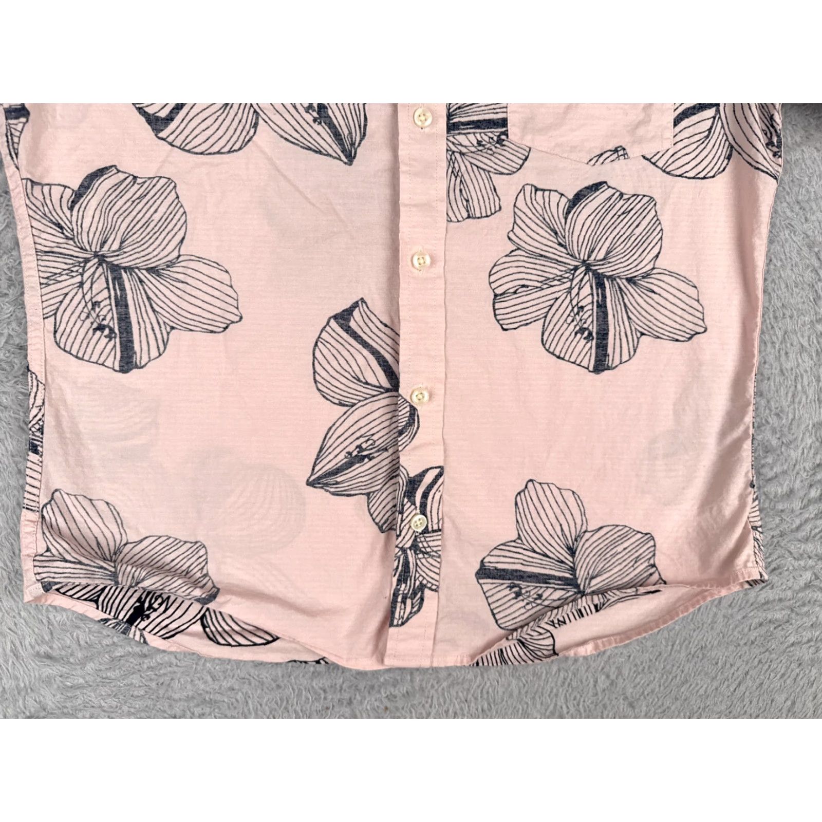 Vintage Goodfellow & Co Pink Floral Hawaiian Slim Fit Button-Up Shirt Men Medium Size US M / EU 48-50 / 2 - 5 Thumbnail