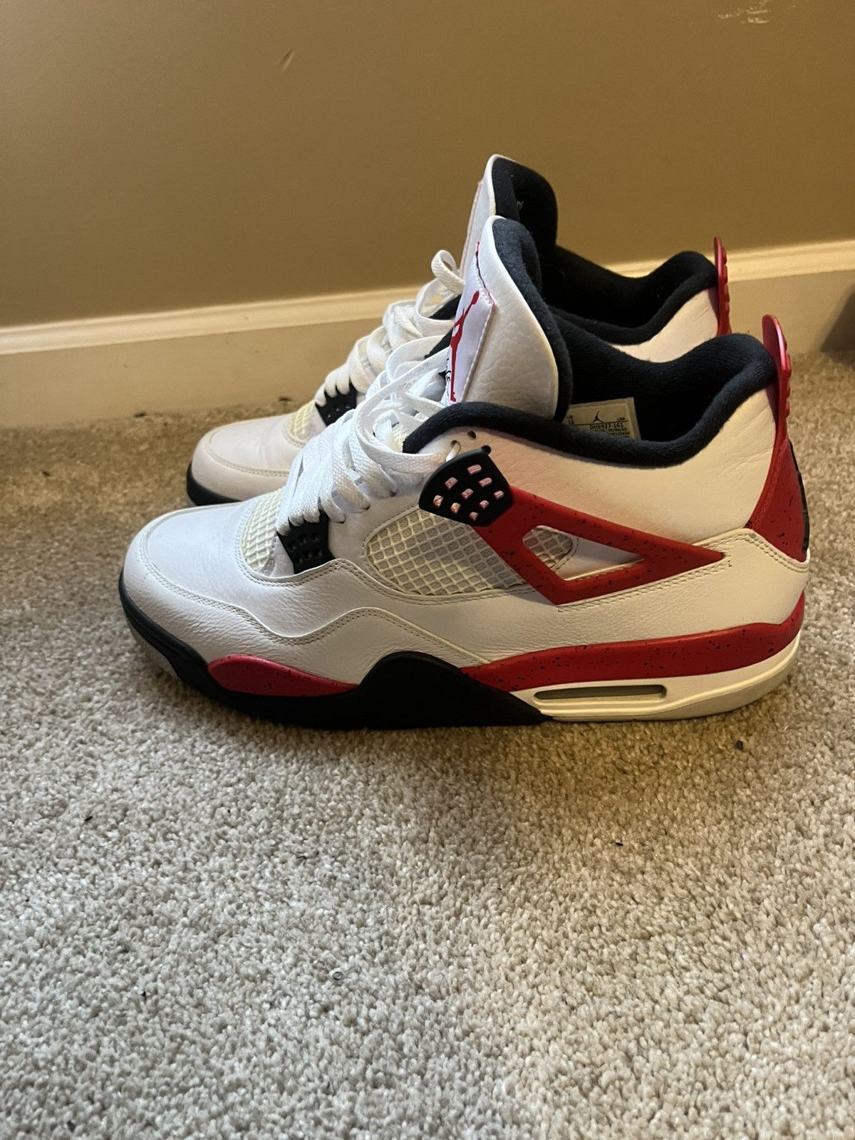Jordan Brand Jordan 4 Retro ‘Red Cement’ Size US 12 / EU 45 - 3 Thumbnail