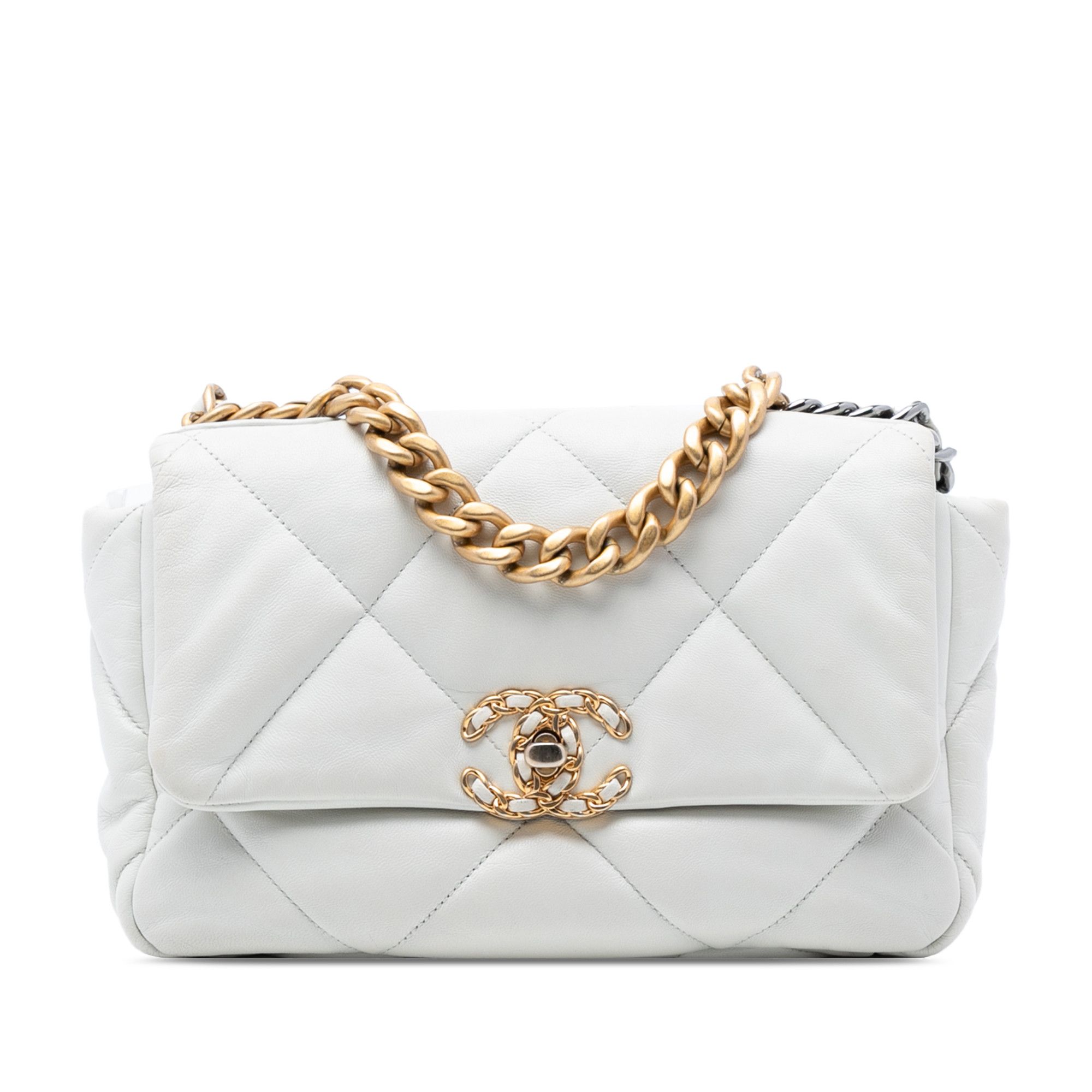 Chanel Chanel Medium Lambskin 19 Flap Size ONE SIZE - 1 Thumbnail