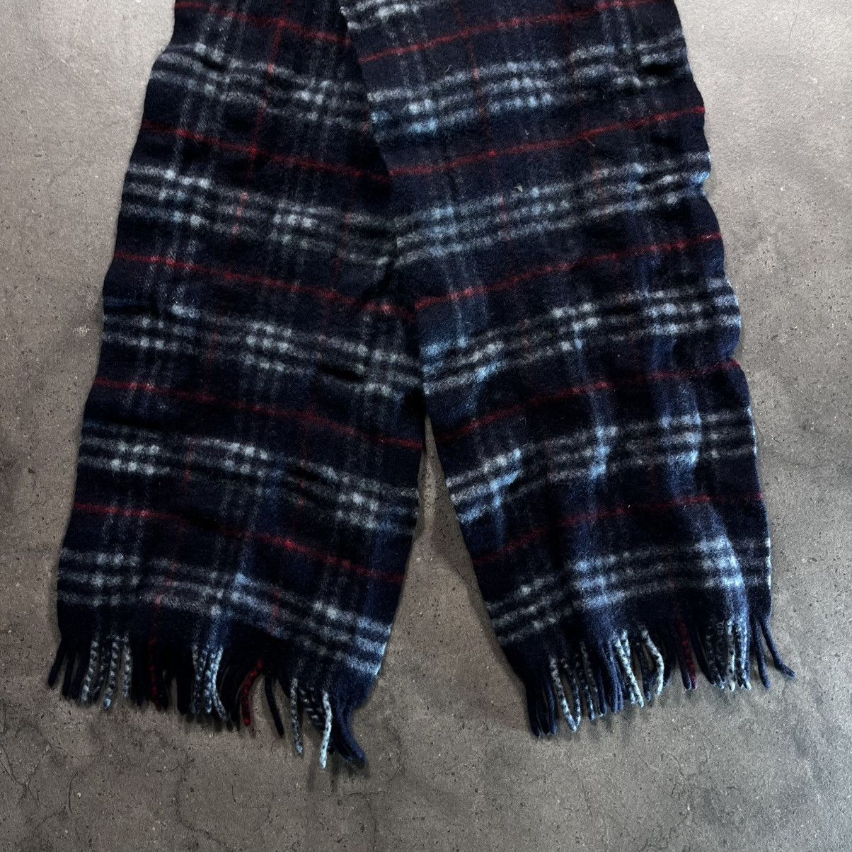Burberry Burberry London 00s Vintage Lambs Wool Scarf Scarv Old Money Size ONE SIZE - 9 Thumbnail