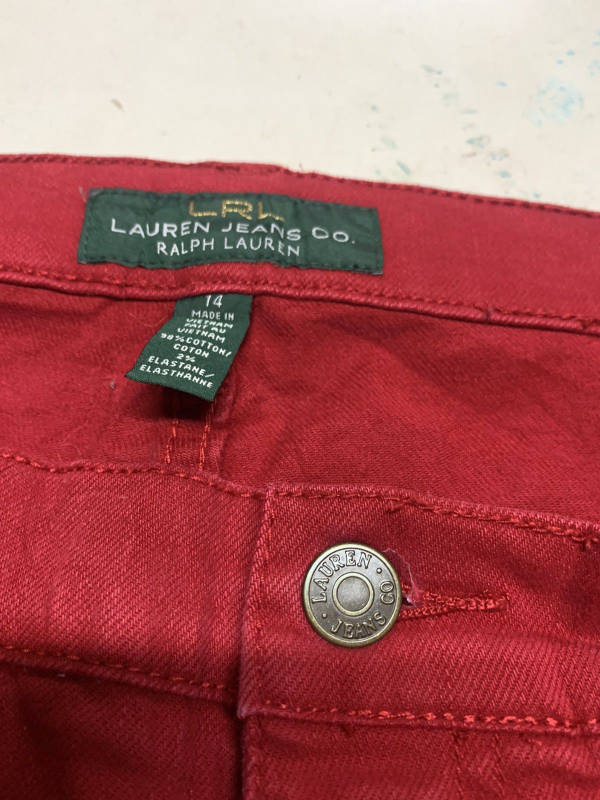 Lauren Ralph Lauren LRL LAUREN JEANS.CO VINTAGE GREEN LABEL POLO Size US 36 / EU 52 - 4 Thumbnail