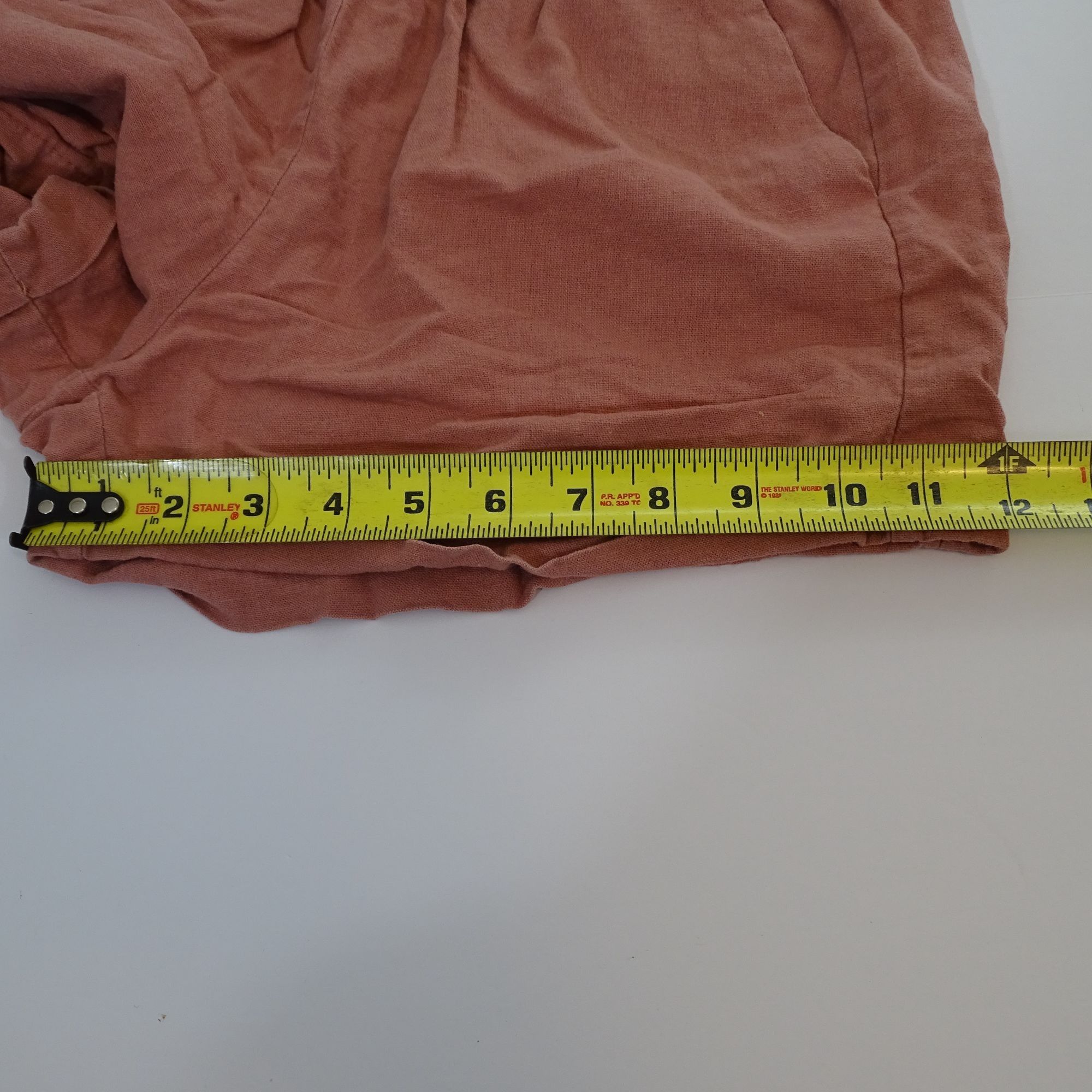 Other Love Tree Women Pink Linen Blend Shorts Size L Casual Summer Size 30" / US 8 / IT 44 - 11 Thumbnail