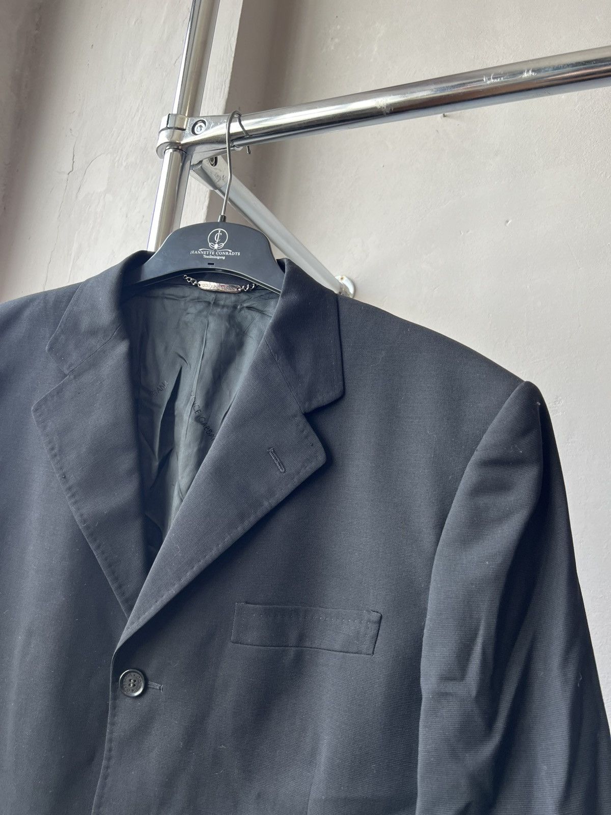 Dolce & Gabbana DOLCE&GABBANA LANA WOOL VINTAGE CLASSIC BLAZER JACKET SZ 54 Size 54L - 6 Thumbnail