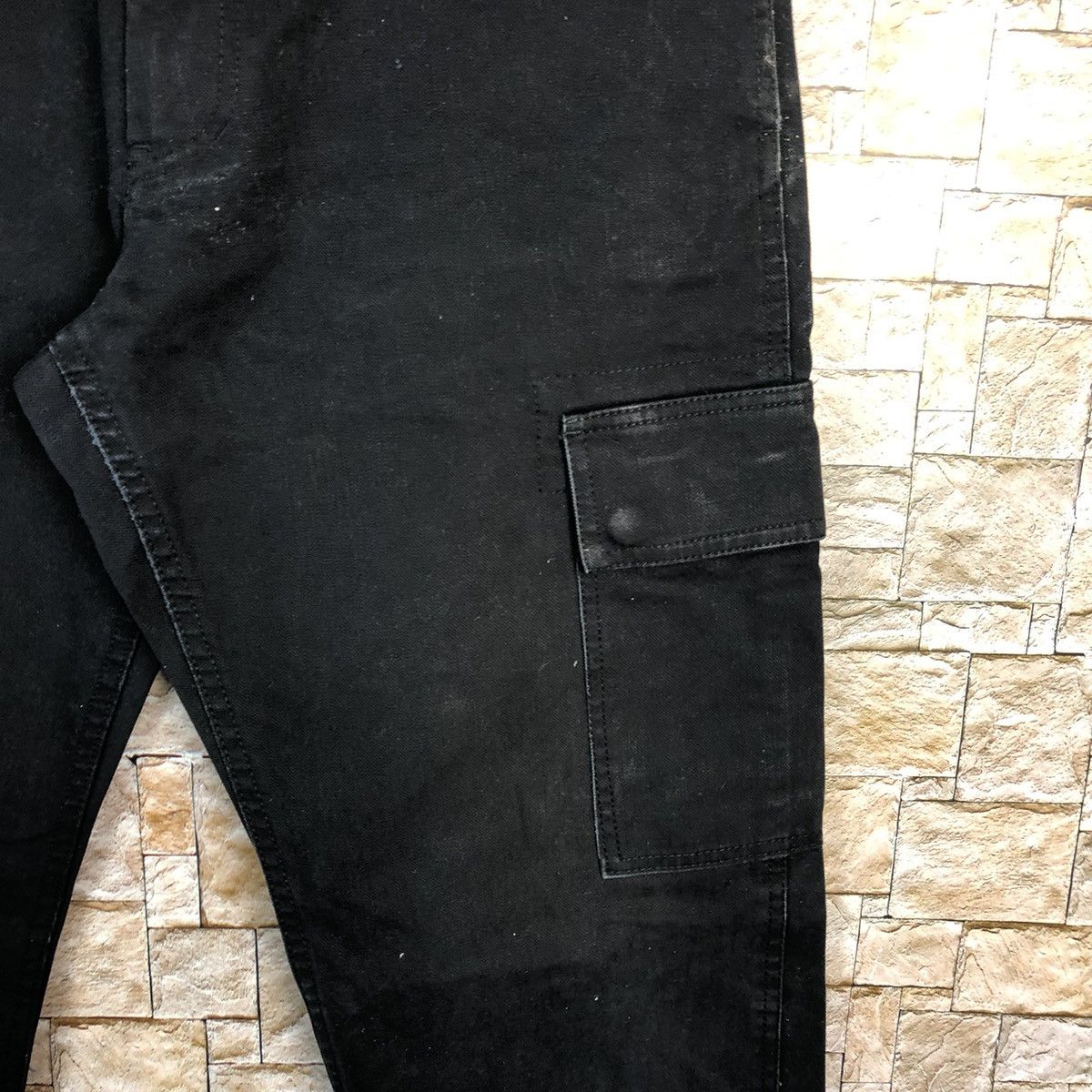 Journal Standard Journal Standard & Co Black Cargo Multipocket Pants #A642 Size US 34 / EU 50 - 11 Thumbnail