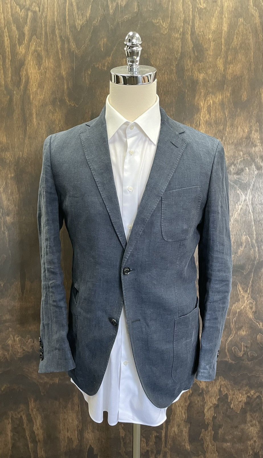 Ermenegildo Zegna Patch Pocket Linen Jacket Size 40R - 1 Thumbnail
