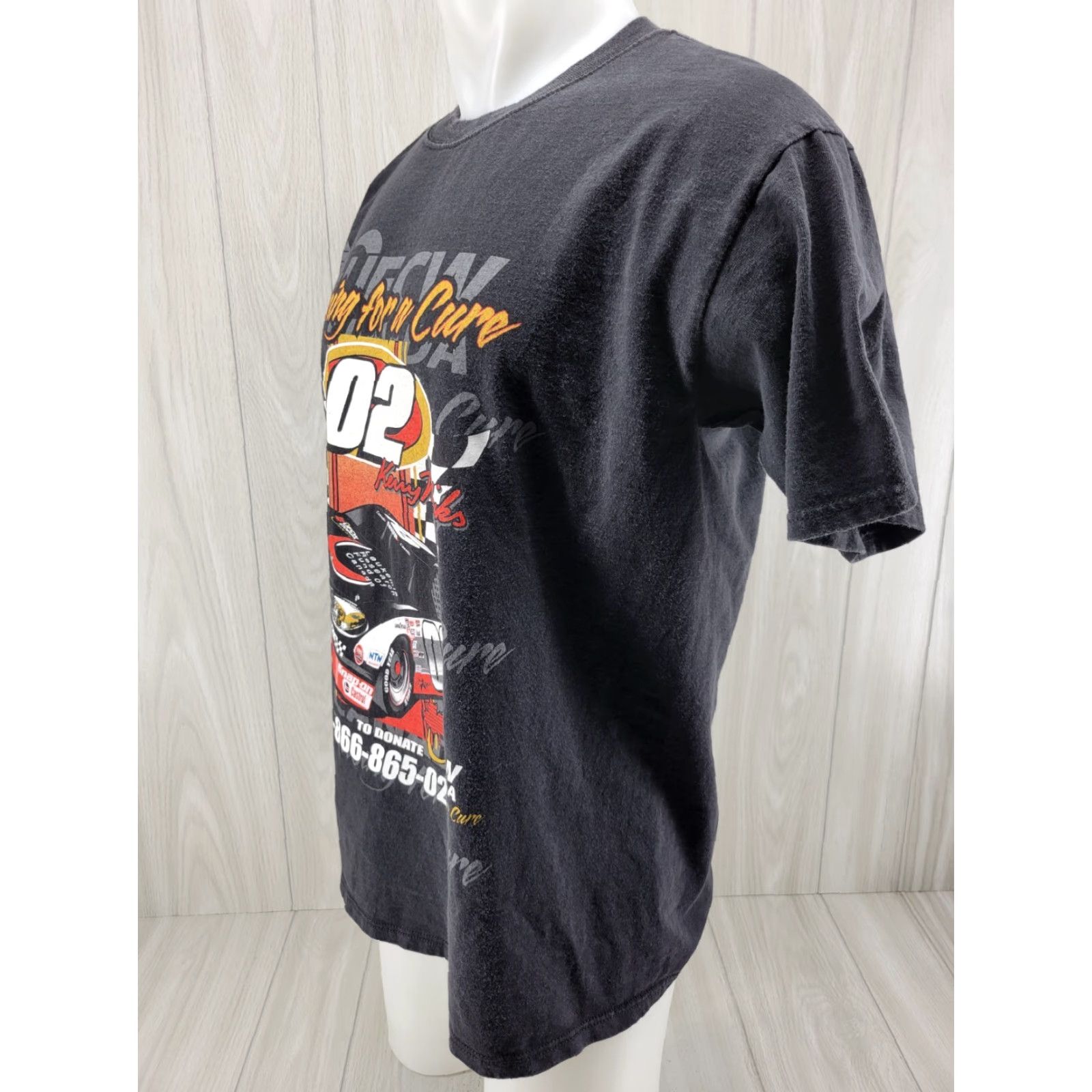 Gildan Kenny Micks Nascar 02 Men's Shirt Size Large L Black Graphic Print T-Shirt Short Sleeve Gildan Nascar 02 Boys Mens Size US L / EU 52-54 / 3 - 3 Thumbnail