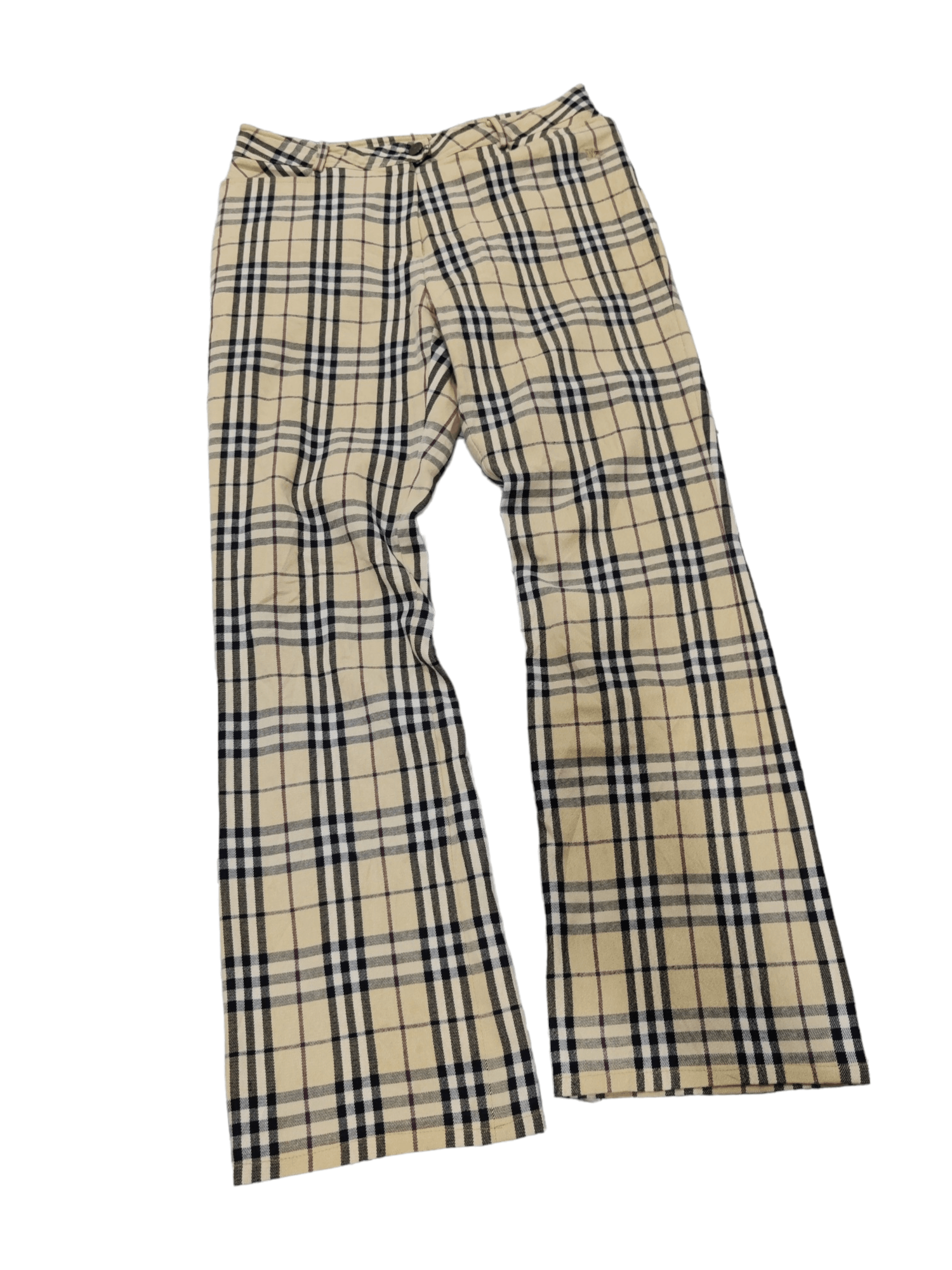 image of Archival Clothing x Burberry Vintage Burberry London Nova Check Stretchable Pants, Men's (Size 30)