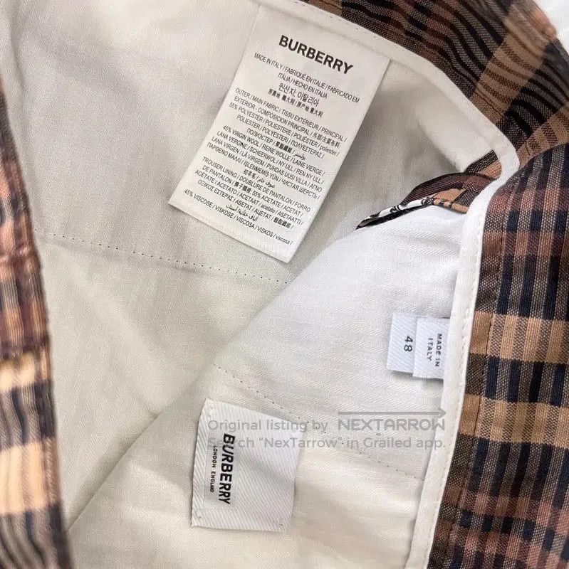 Burberry Burberry M Size Multicolor Wool Blend Casual Pants. Size US 30 / EU 46 - 4 Thumbnail