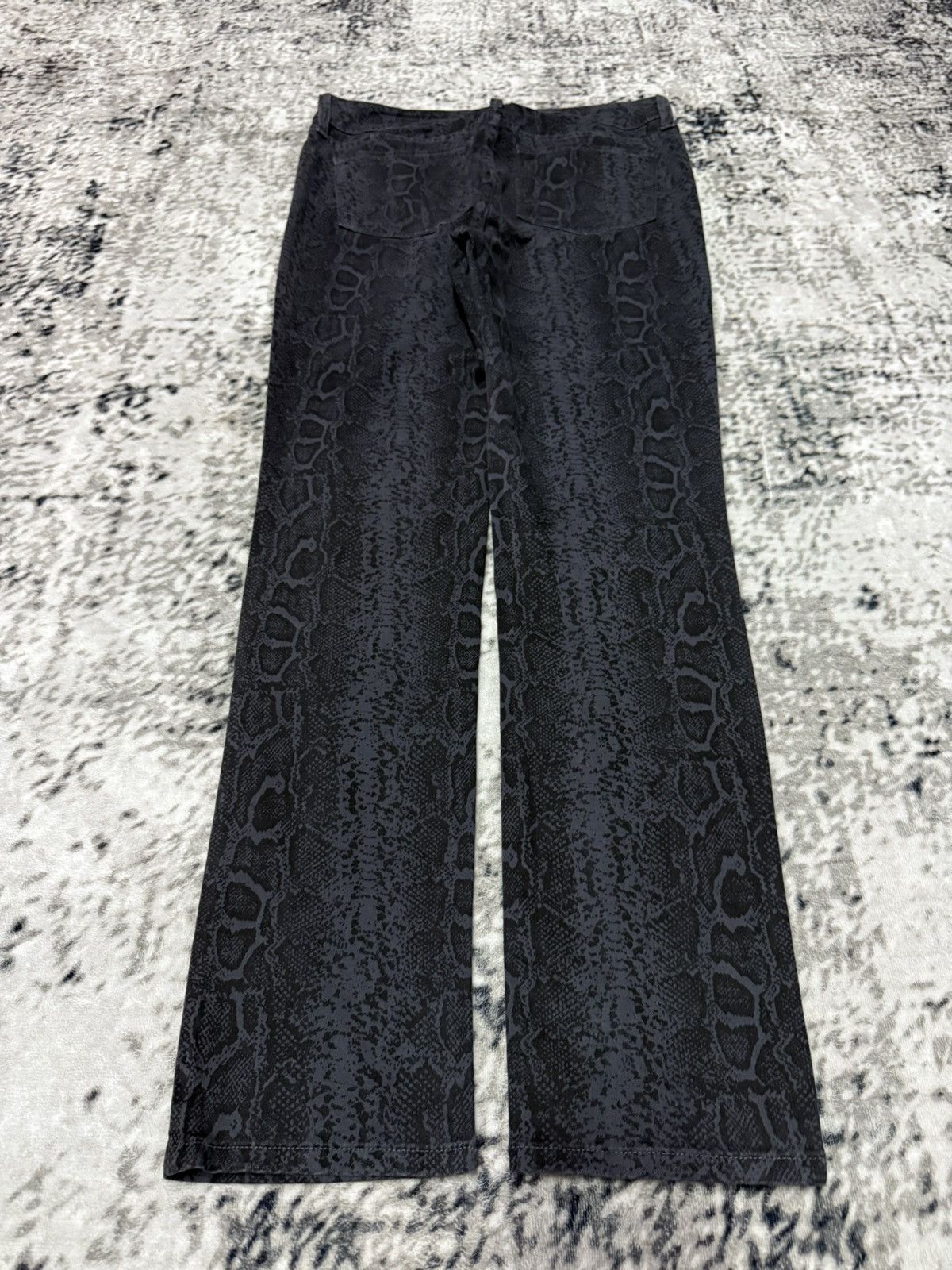 Japanese Brand NYDJ Snake Skin Slim Stretch Jeans Size 30" / US 8 / IT 44 - 2 Thumbnail