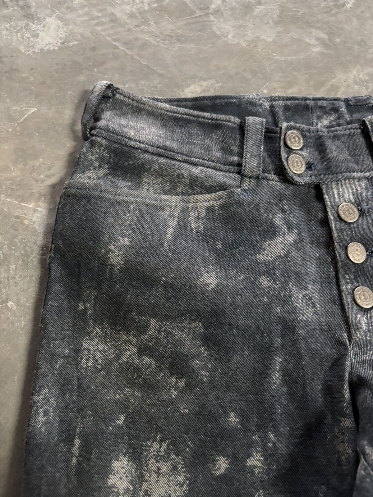 Tornado Mart TORNADO MART super flare japanese denim sick design punk Size US 29 - 10 Thumbnail