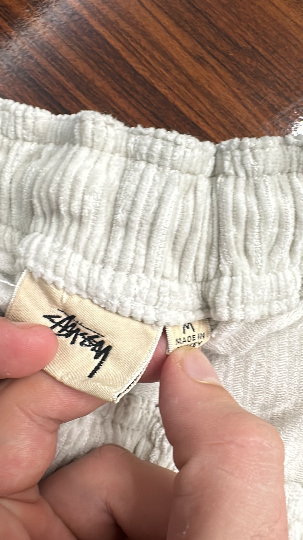 Stussy Stussy Wide Wale Corduroy Beach Pant Bone Size Medium Size US 32 / EU 48 - 6 Thumbnail