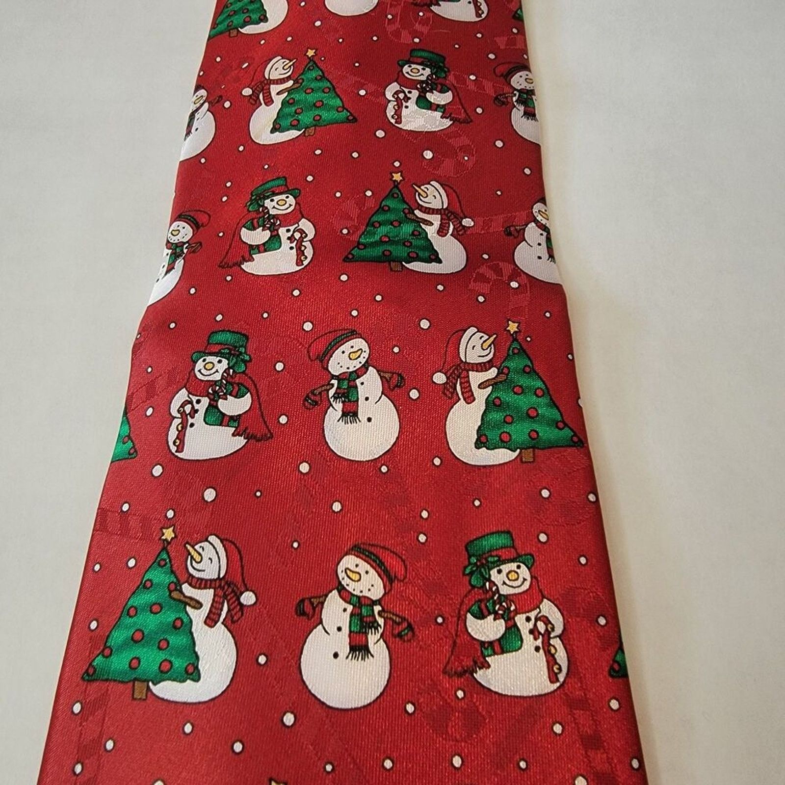 Other SpecialTies By Hallmark MMG Christmas Tie Snowmen NWT Size ONE SIZE - 1 Thumbnail