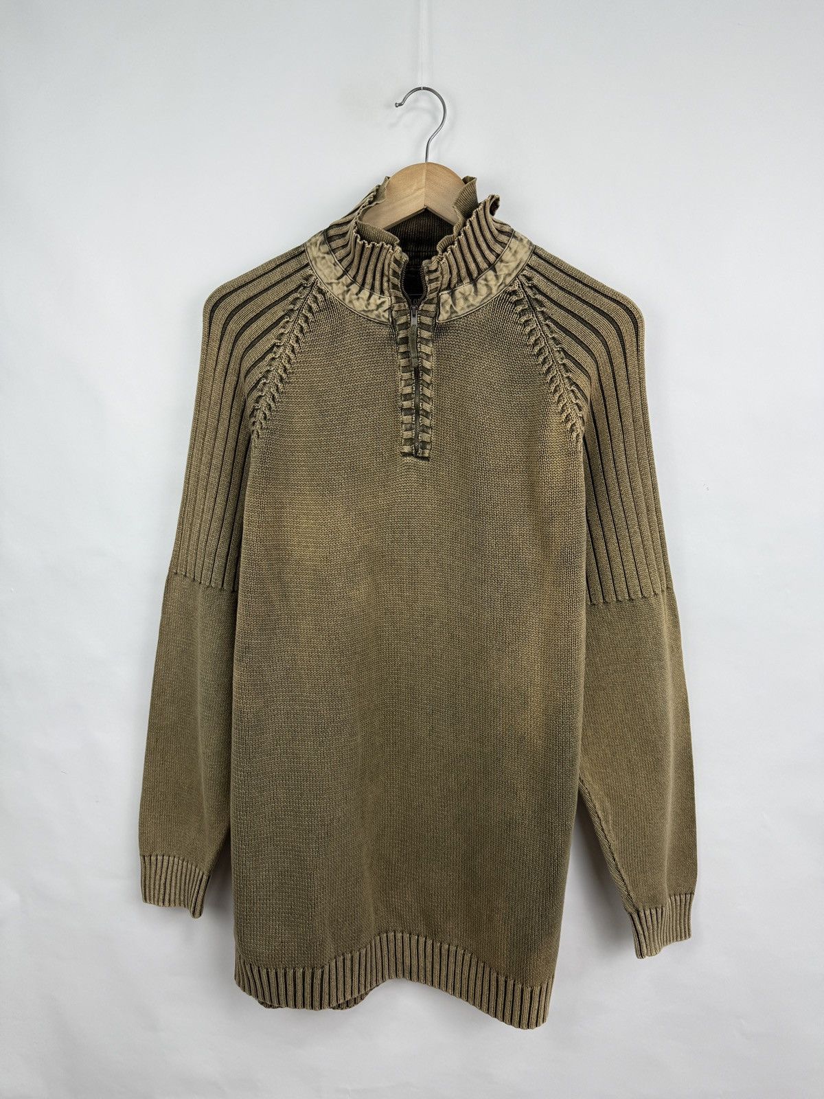 Globe-Trotter 🇺🇸Vtg 90s Globe Trotter Military Faded Sweaters Kapital Style Size US L / EU 52-54 / 3 - 5 Thumbnail