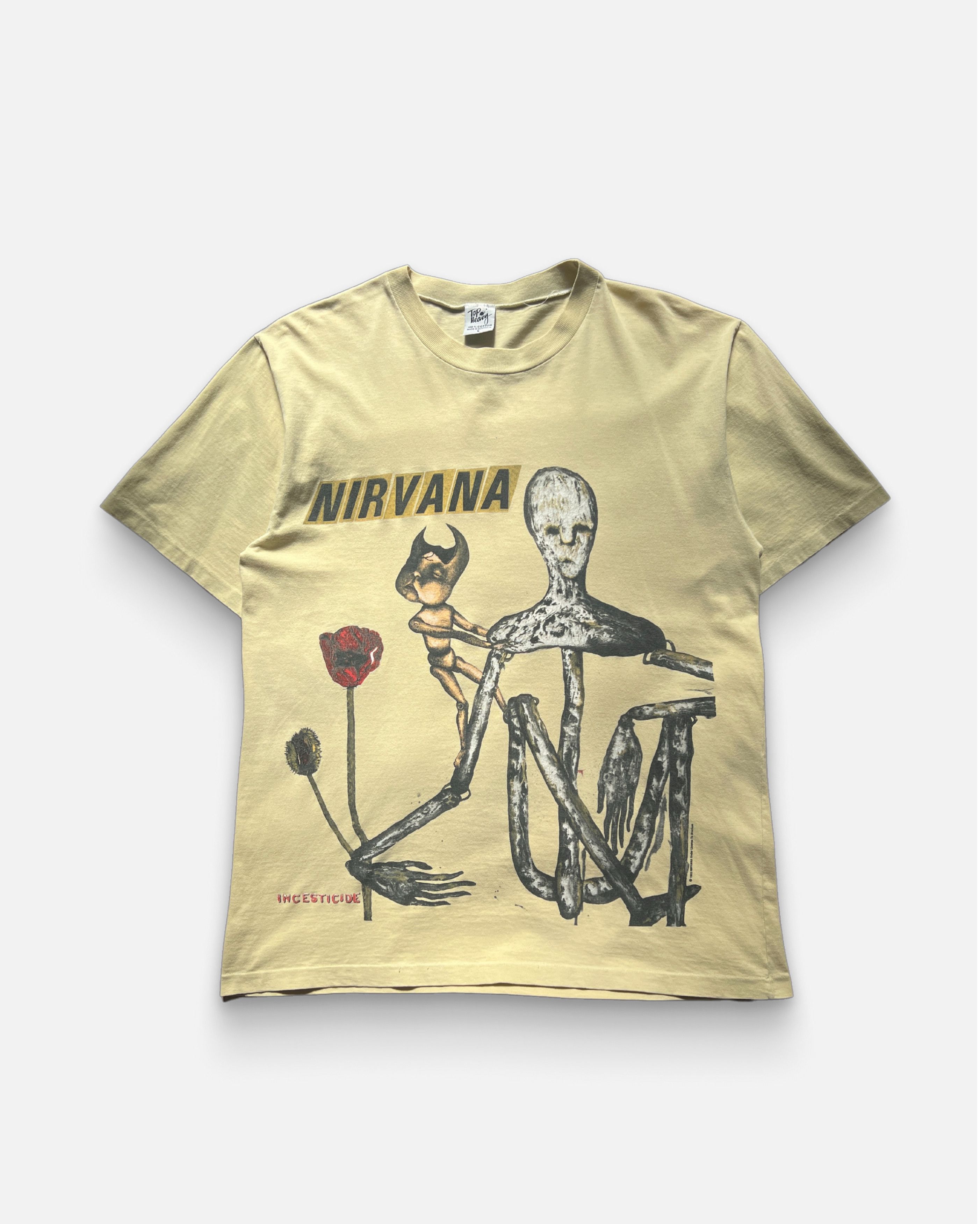 Vintage Nirvana 1993 Incesticide T-Shirt Size US L / EU 52-54 / 3 - 1 Thumbnail