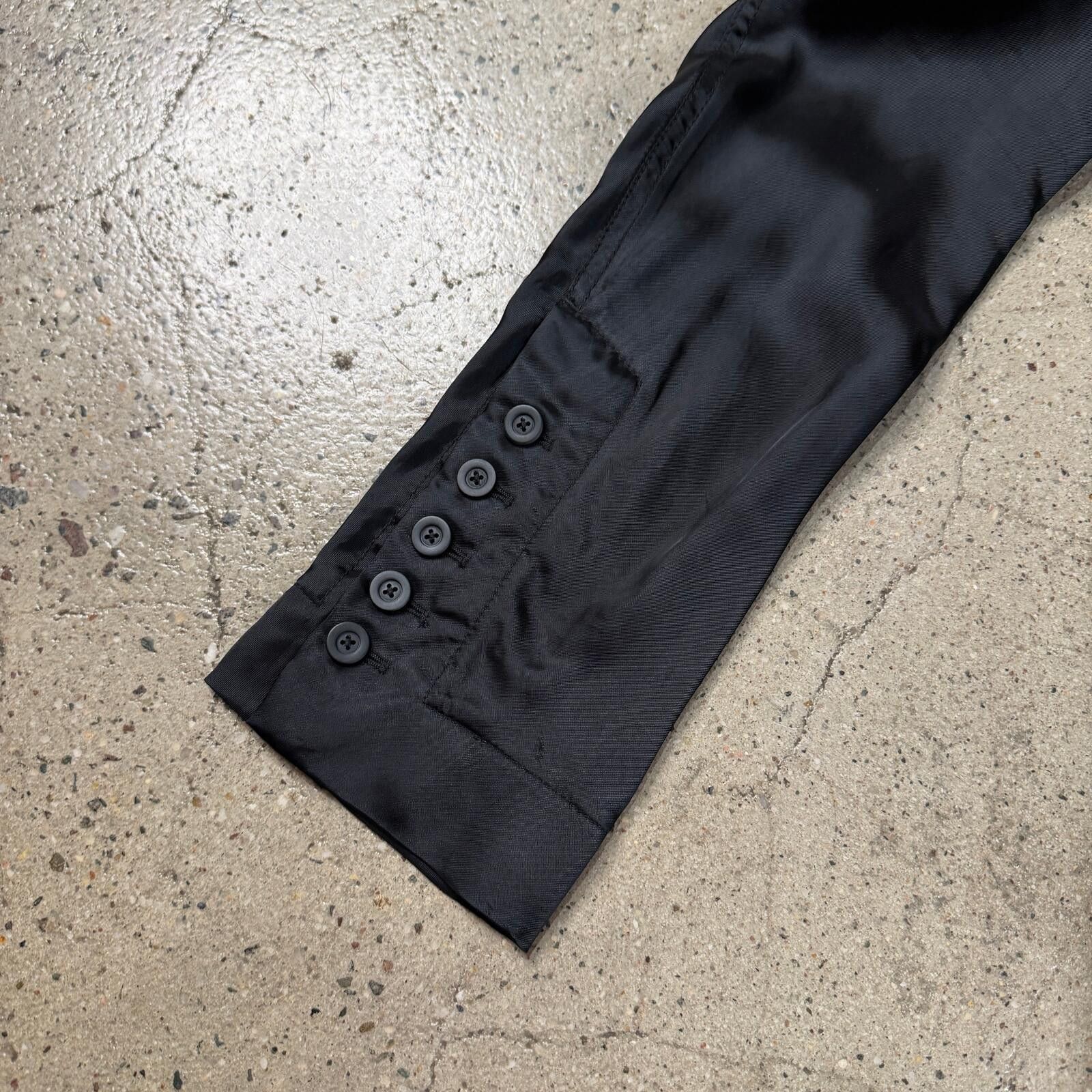 Rick Owens Rick Owens SS16 Cyclops Leather Silk Sleeve Jacket Size US S / EU 44-46 / 1 - 6 Thumbnail