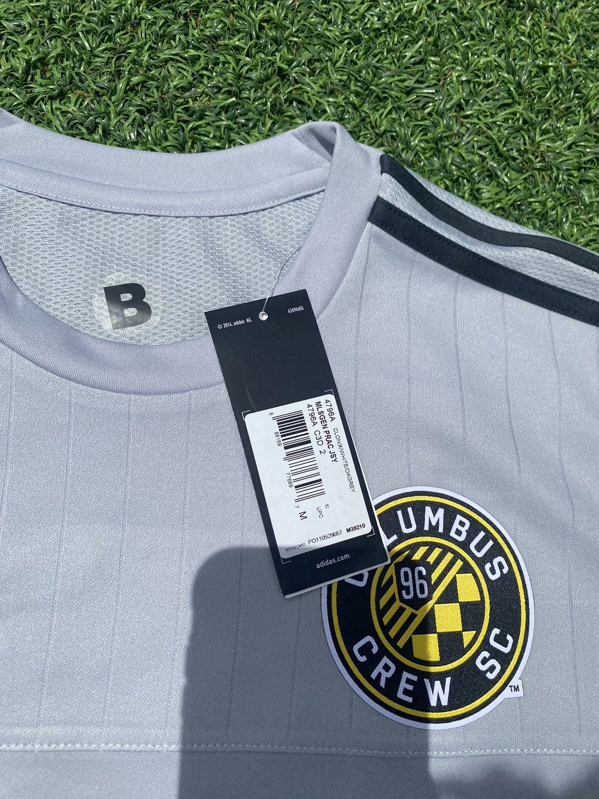 Adidas × Vintage Columbus Crew Training Jersey Grey Size US M / EU 48-50 / 2 - 5 Thumbnail